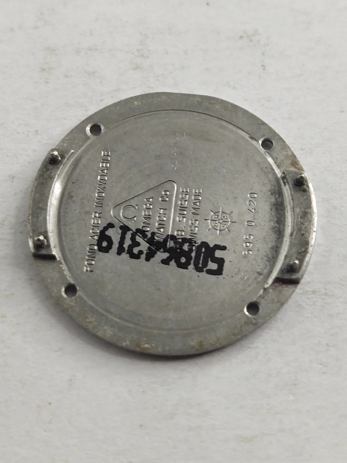 Original back cover Omega Art Collection Limited Edition /595 0 420/us