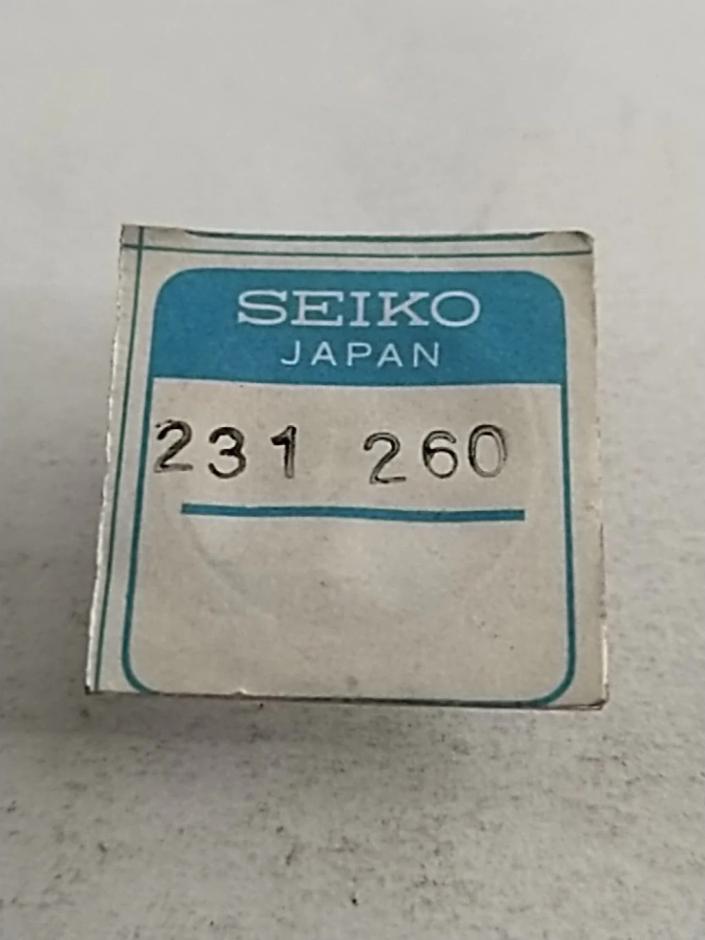 NOS Seiko Parts 231 260