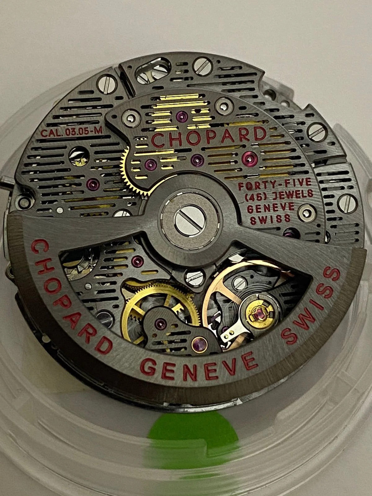 Chopard Skeleton Black Edition chronograph Movement Cal 03-05-M New