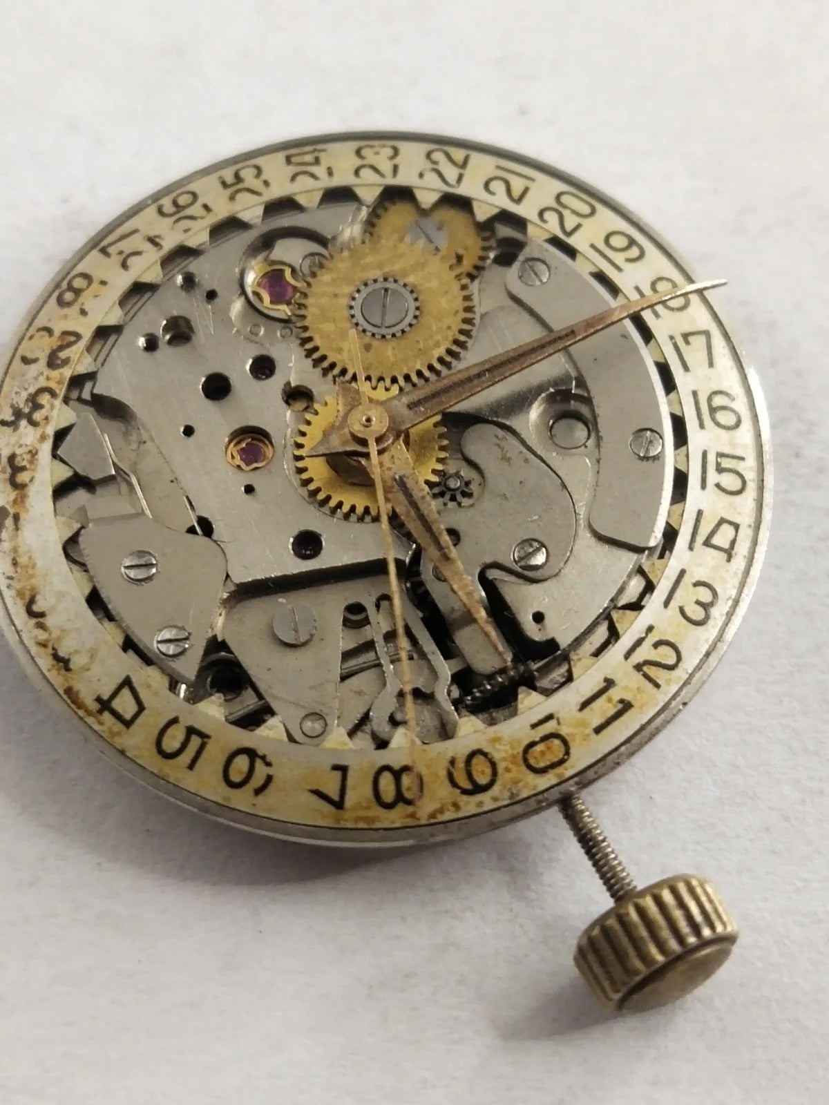 Manual movement / ZENITH / Cal . 2522C With hands / Case Ring Used full working