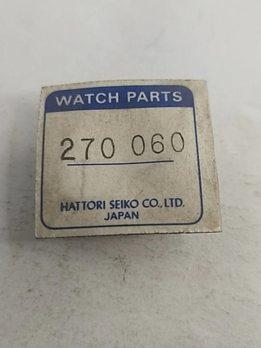 NOS Seiko Parts 270 060