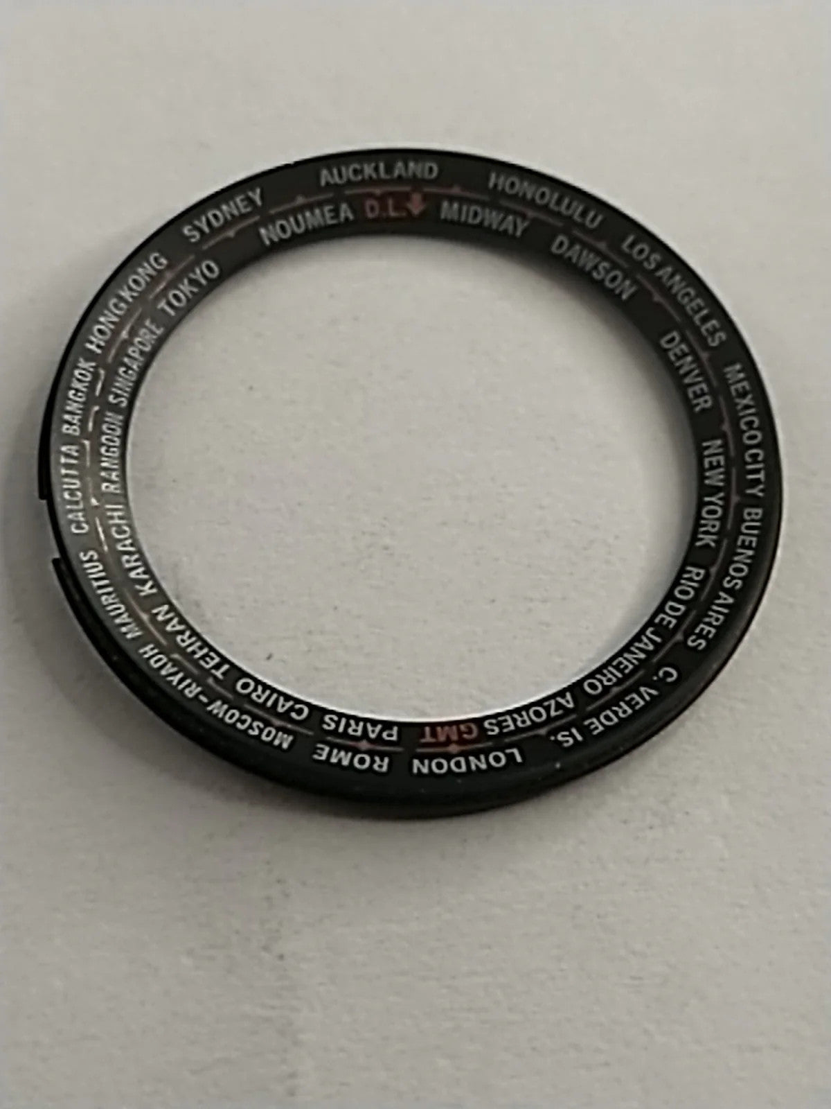 NOS Seiko original INNER DIAL RING World time Part . 86039932 /FOR 8603_9902