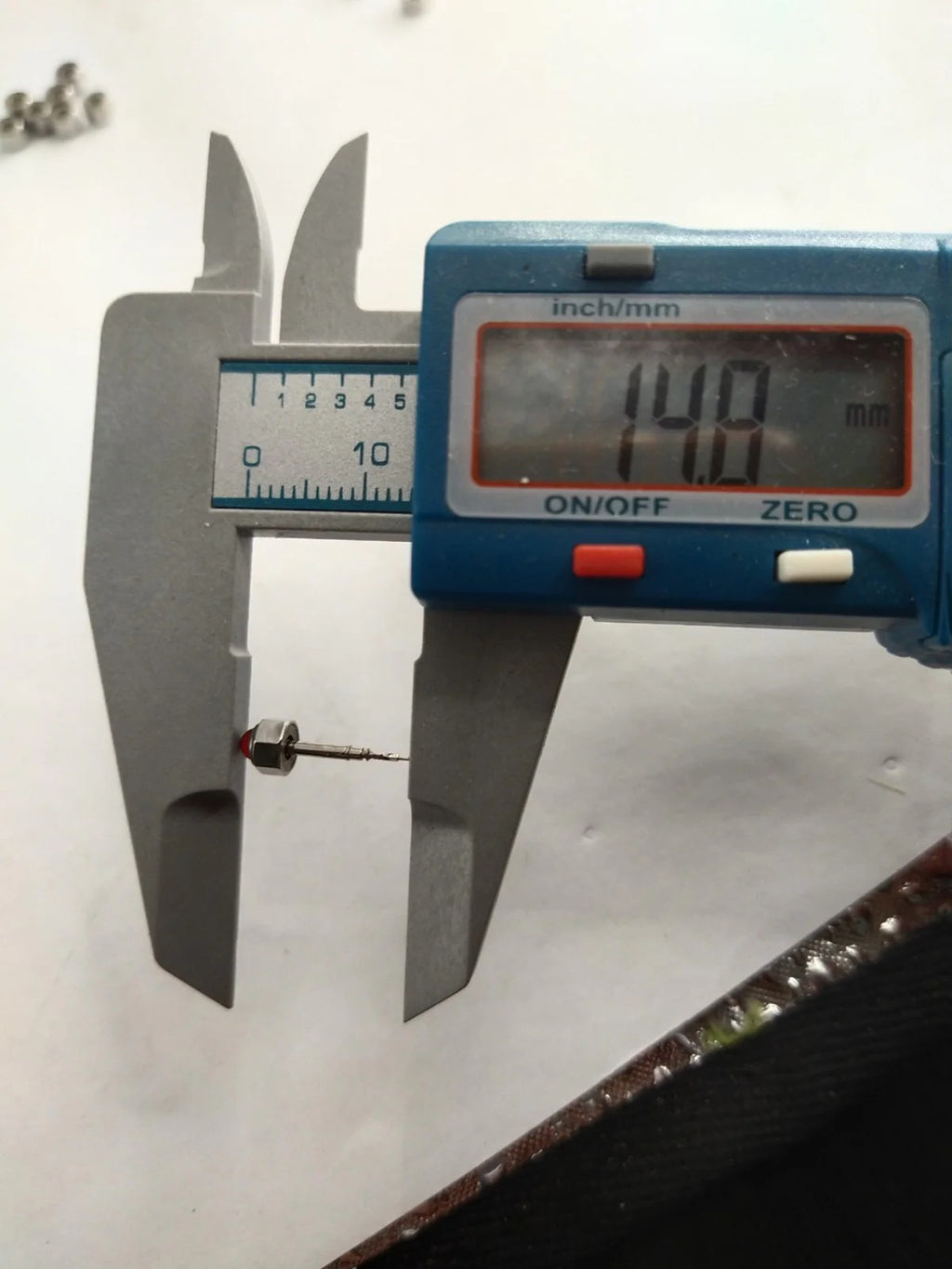 Original Cartier Stainless Steel Crown With Steam/ red ruby stone /Used /1ps