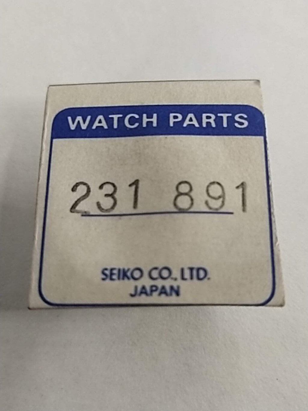NOS Seiko Parts 231 891