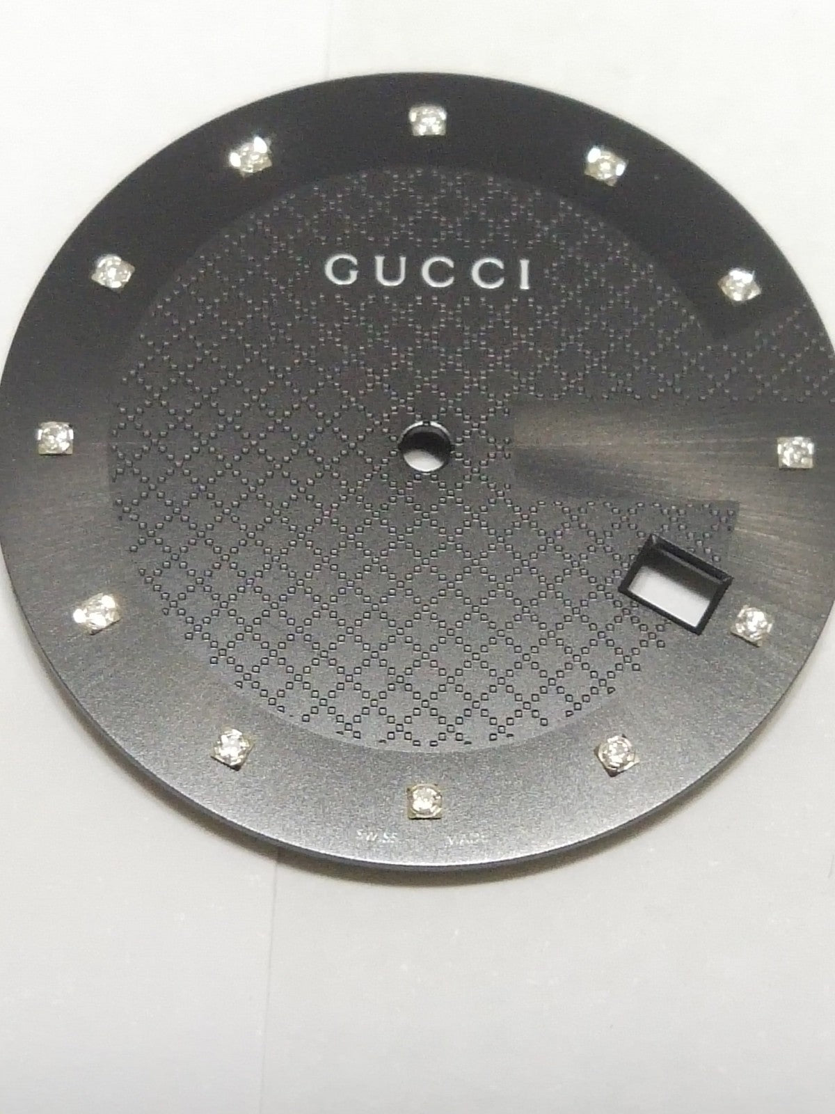 GUCCI Original / Dail diamond/ Part No. YD05347 / Black color 