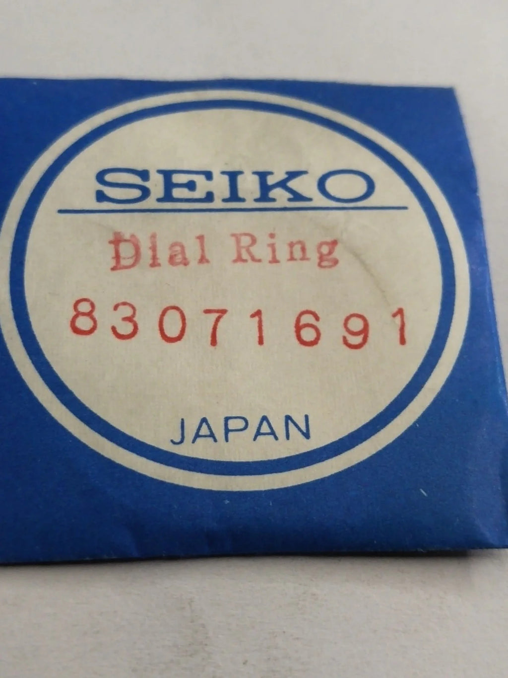 NOS Seiko Dial Ring golden color Part . 83071691