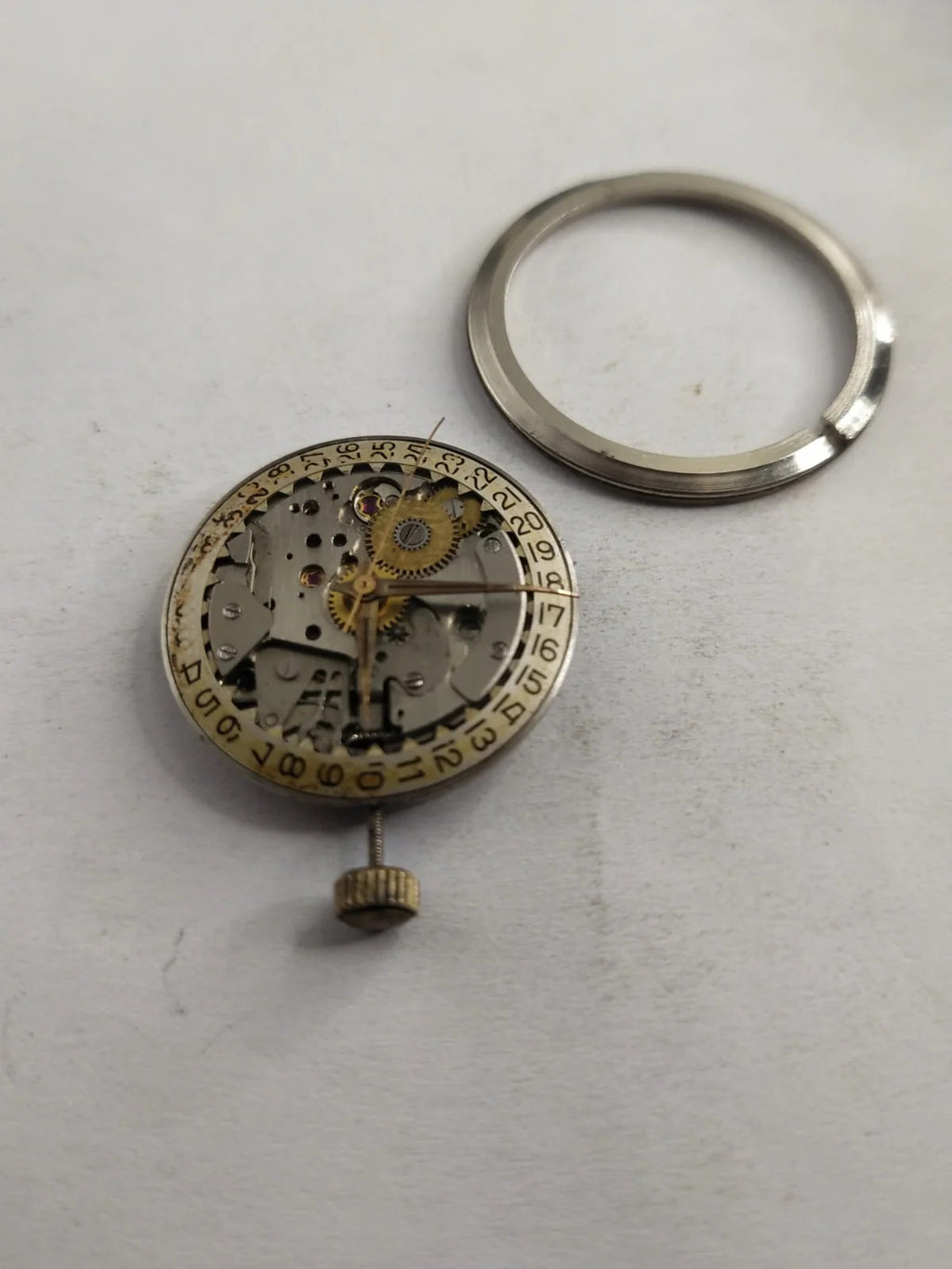 Manual movement / ZENITH / Cal . 2522C With hands / Case Ring Used full working