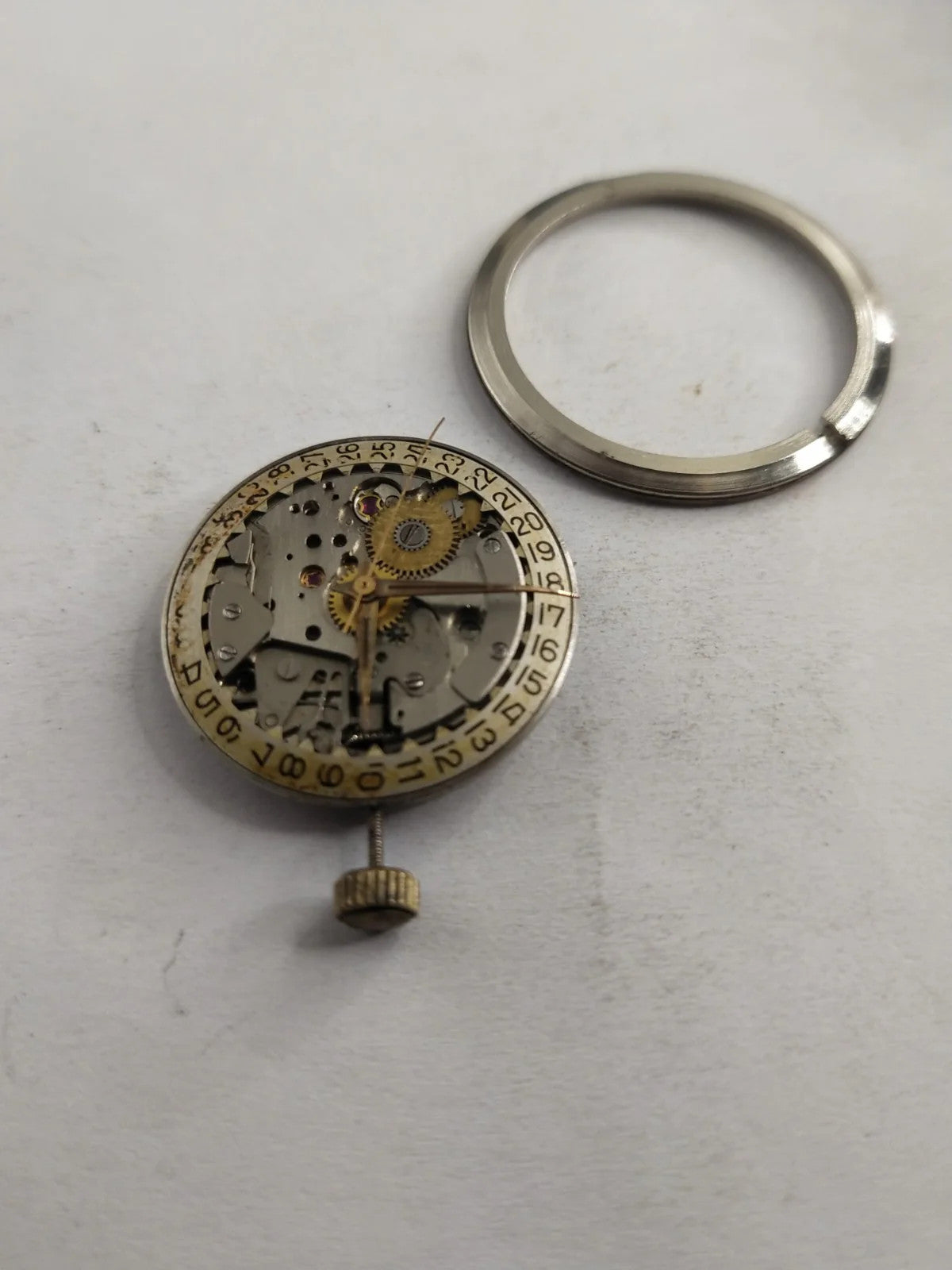 Manual movement / ZENITH / Cal . 2522C With hands / Case Ring Used full working