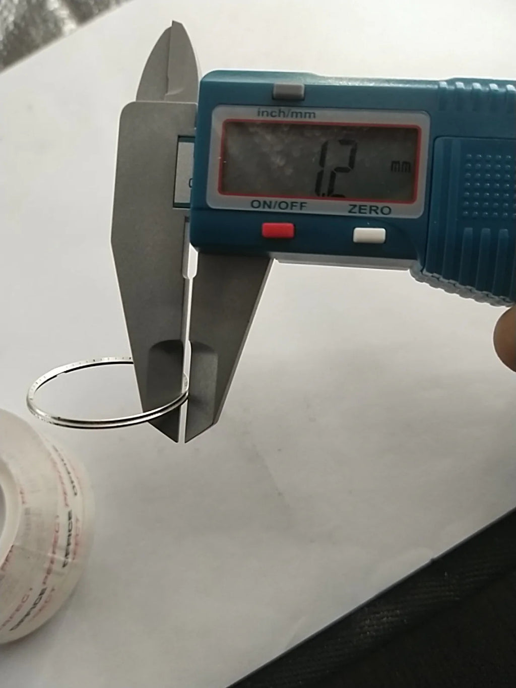 NOS Seiko Dial Ring silver color Part . 83071772