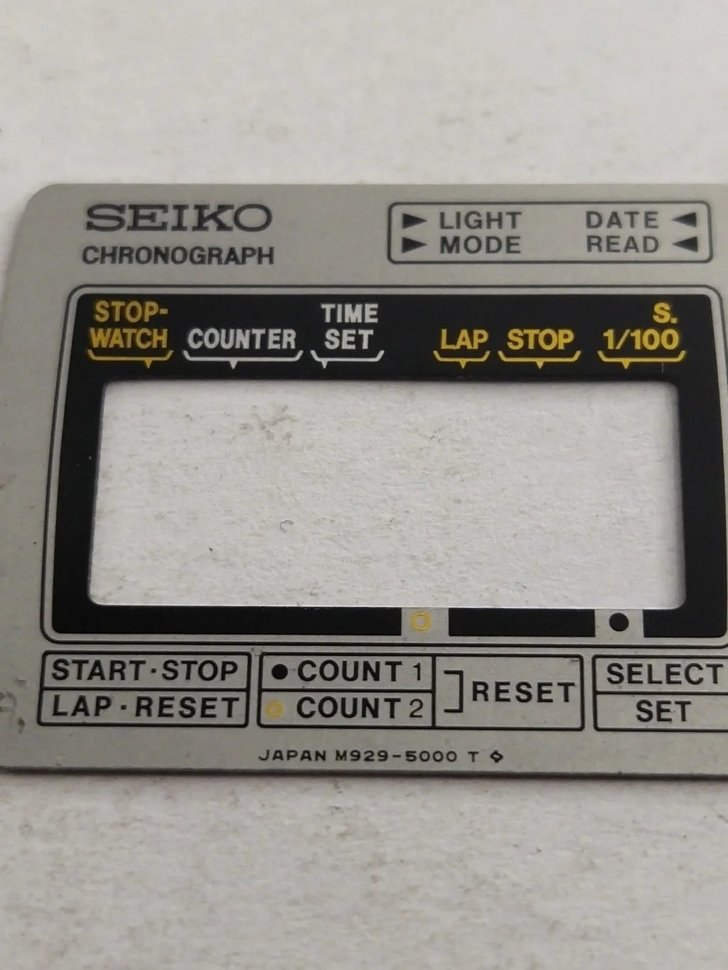 Original Seiko Dial Digital Cal /M929-5000T/ used