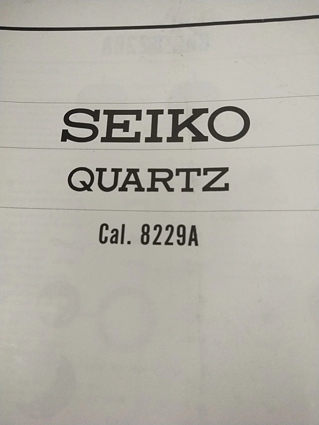 NOS circuit block Seiko Cal / 8223A /8229A/Part . 4001 821