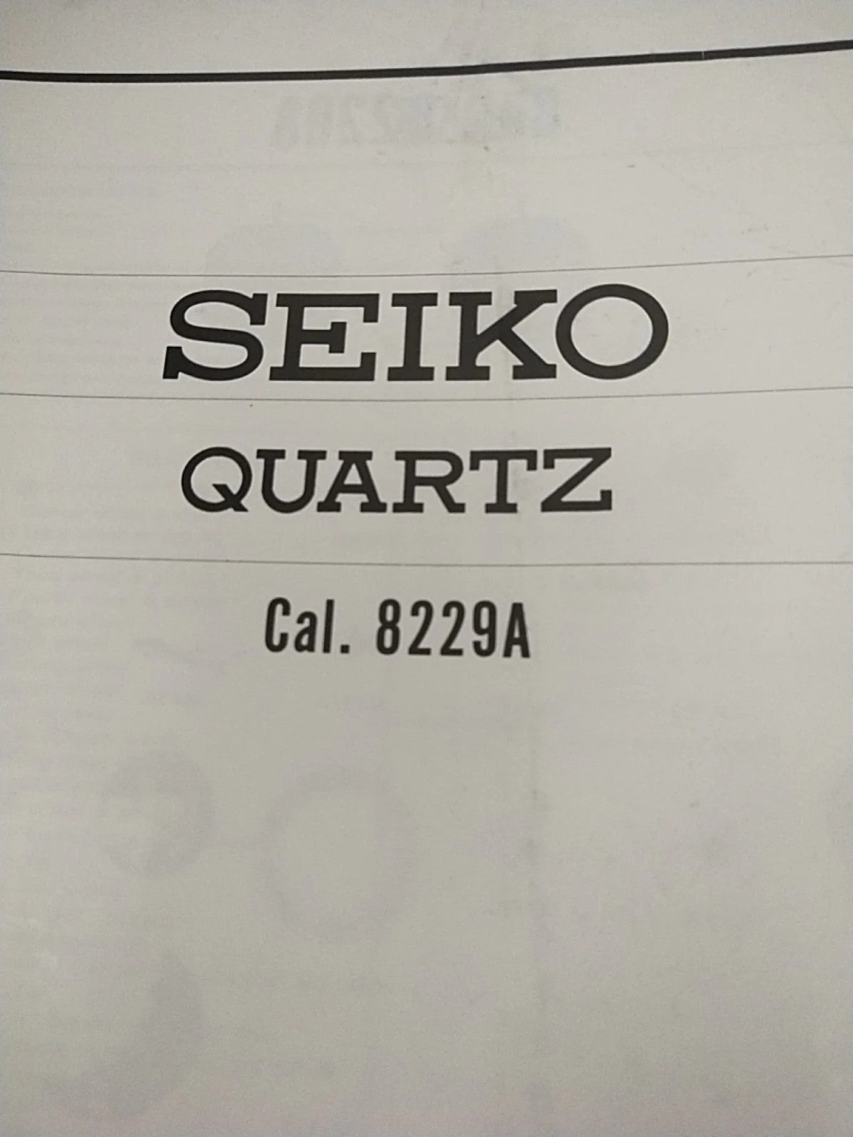NOS circuit block Seiko Cal / 8223A /8229A/Part . 4001 821