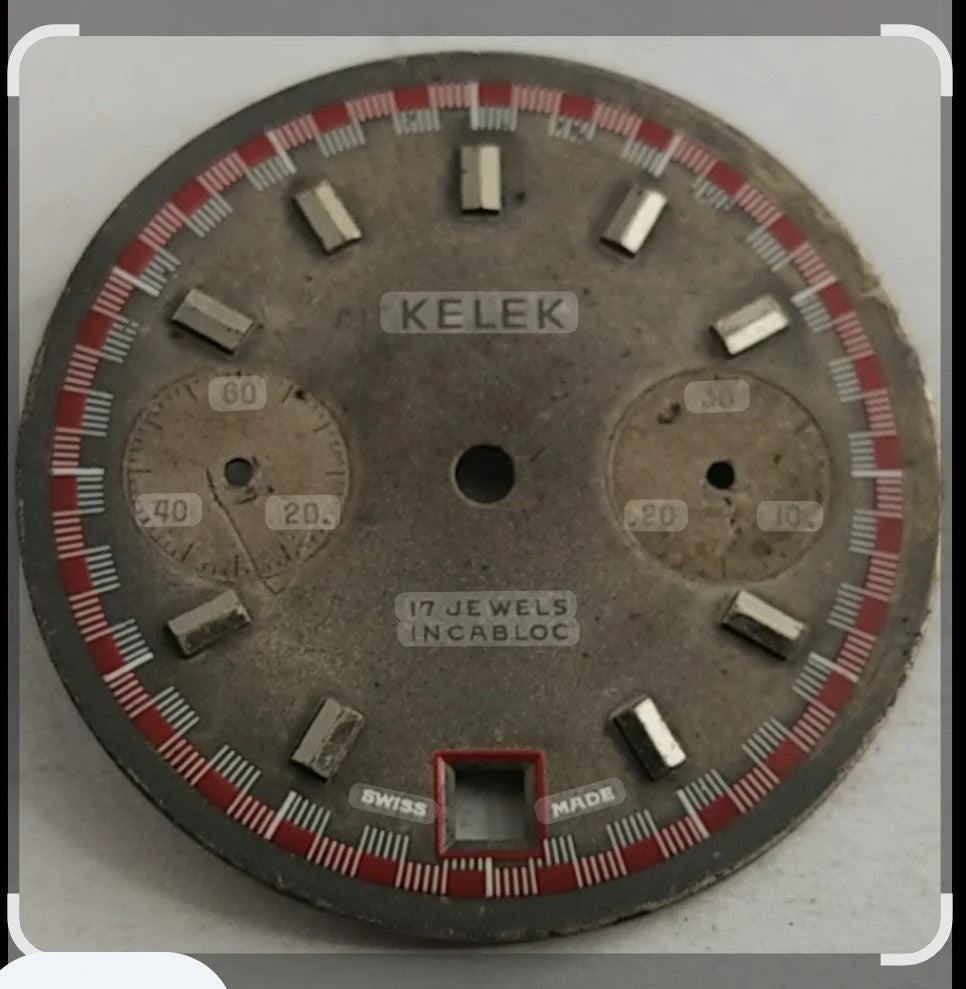 Original Dial / KELEK / Breitling FLieger Pilot chronograph 7753 Valjoux/ used