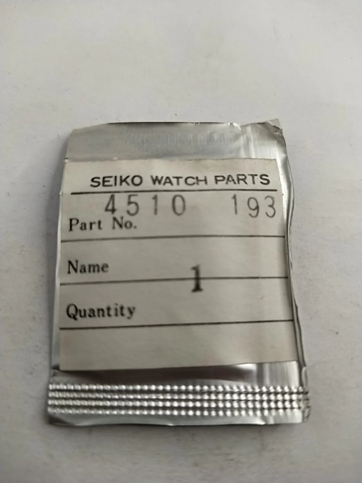 NOS Seiko 4510 193 Liquid Crystal Panel LCD Cal /A439A/