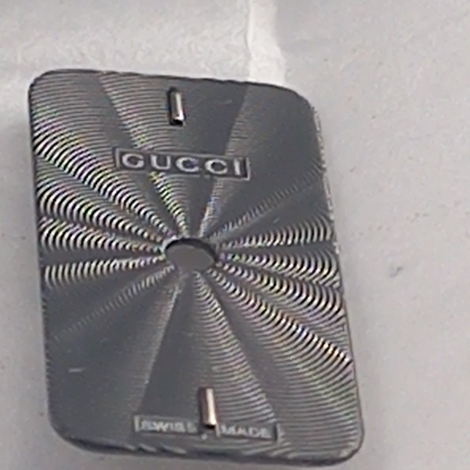 GUCCI Original/Dail CADRAN ACIER GUILLOCHE FONCE 3905L /Part. 051.A410.3 C.BLACK