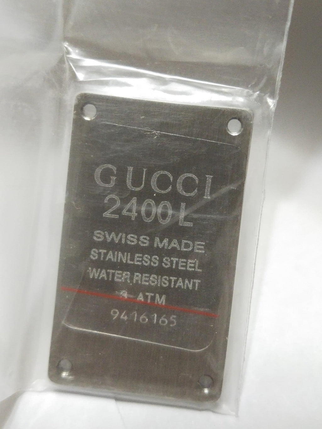 GUCCI Original /  Case Back/ Part No. 152.2400.2S