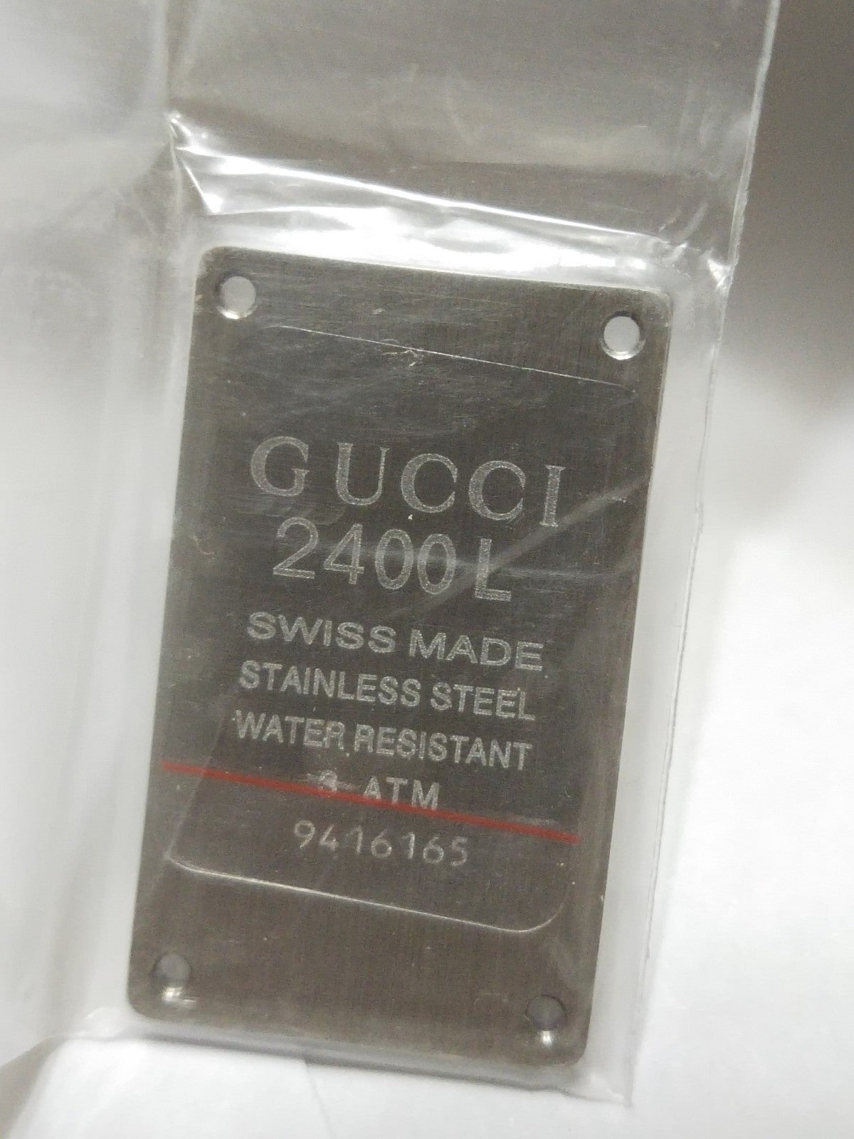 GUCCI Original /  Case Back/ Part No. 152.2400.2S