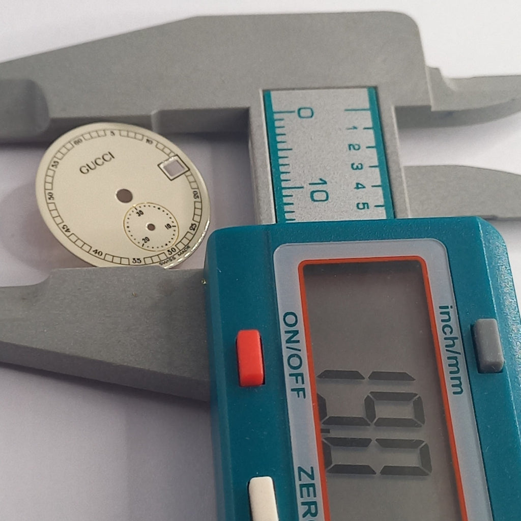 GUCCI Original /  Dail / Part No. 051.165/ Color  Creamy