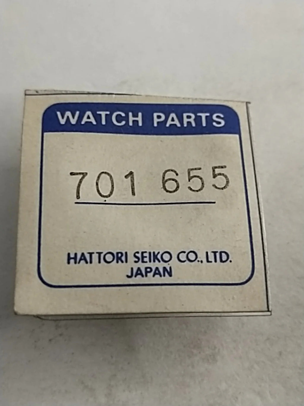NOS Seiko Parts 701 655