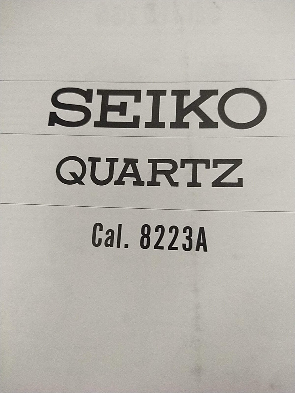NOS circuit block Seiko Cal / 8223A /8229A/Part . 4001 821