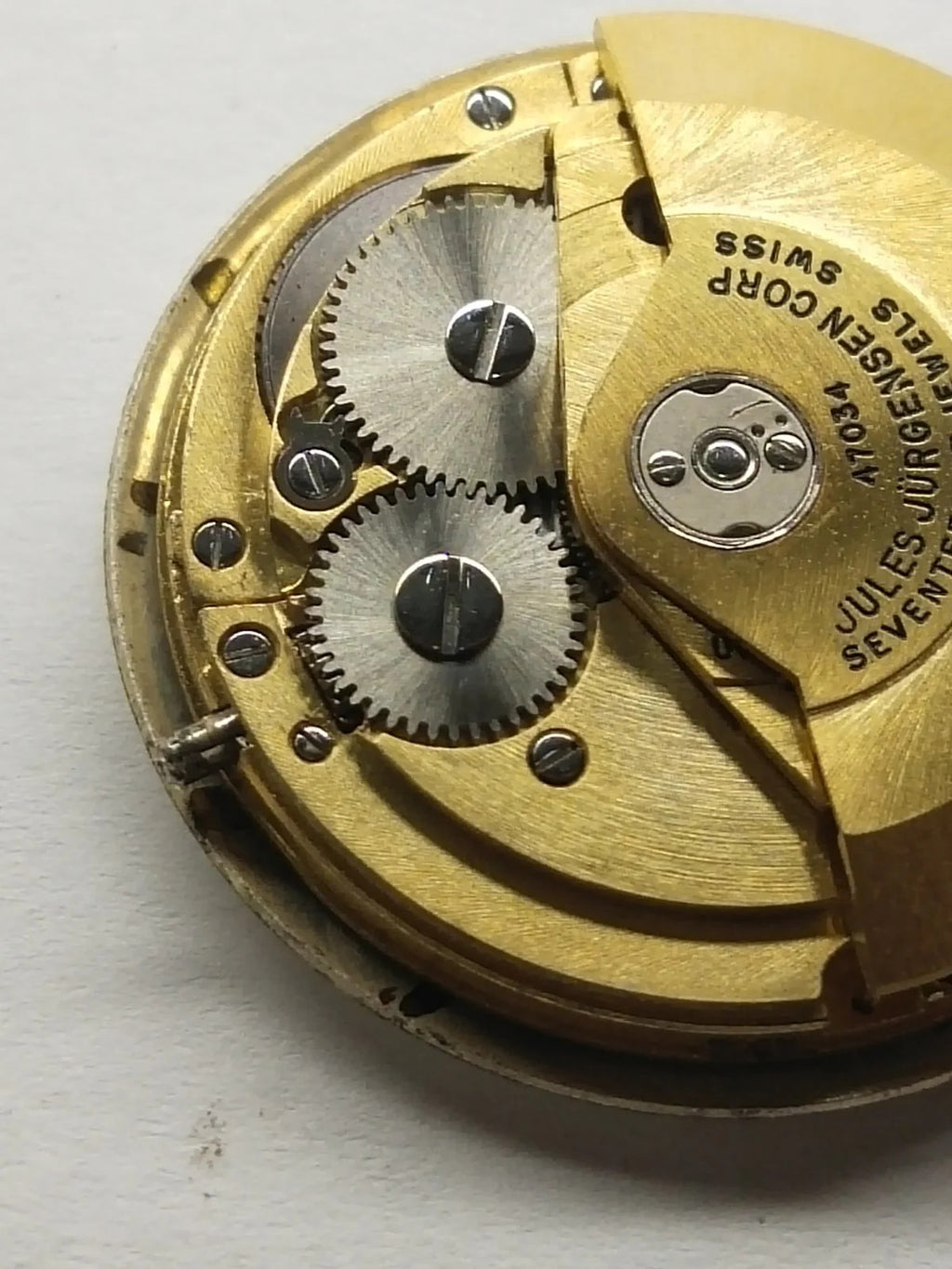 Automatic movement 47034 with dial and hands, used, complete working condition