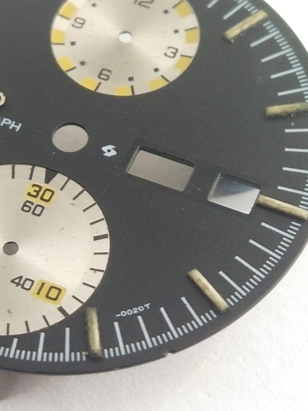 Original Seiko Dial Cal/ 6138 -0020T/With hands /used /