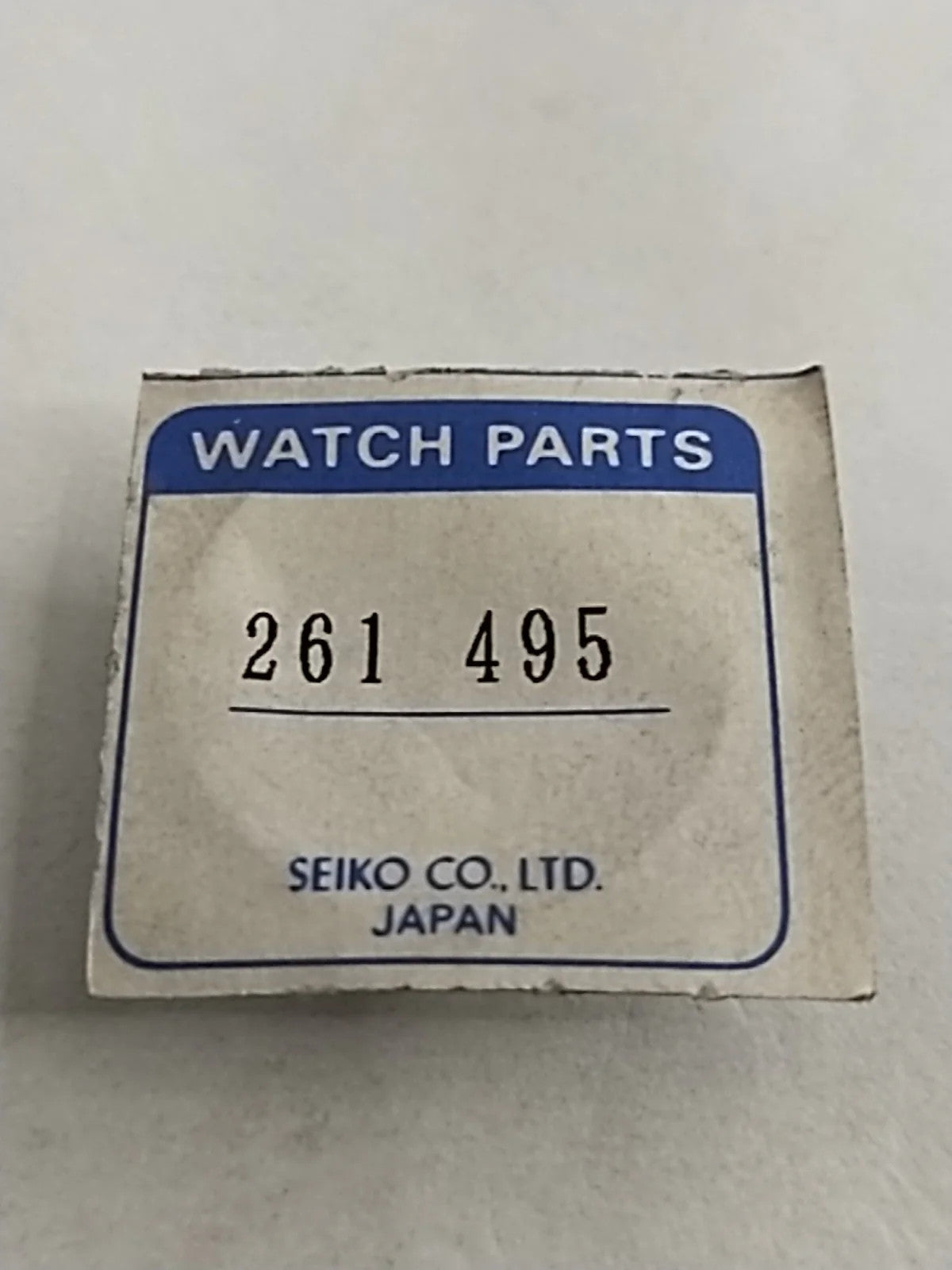 NOS Seiko Parts 261 495