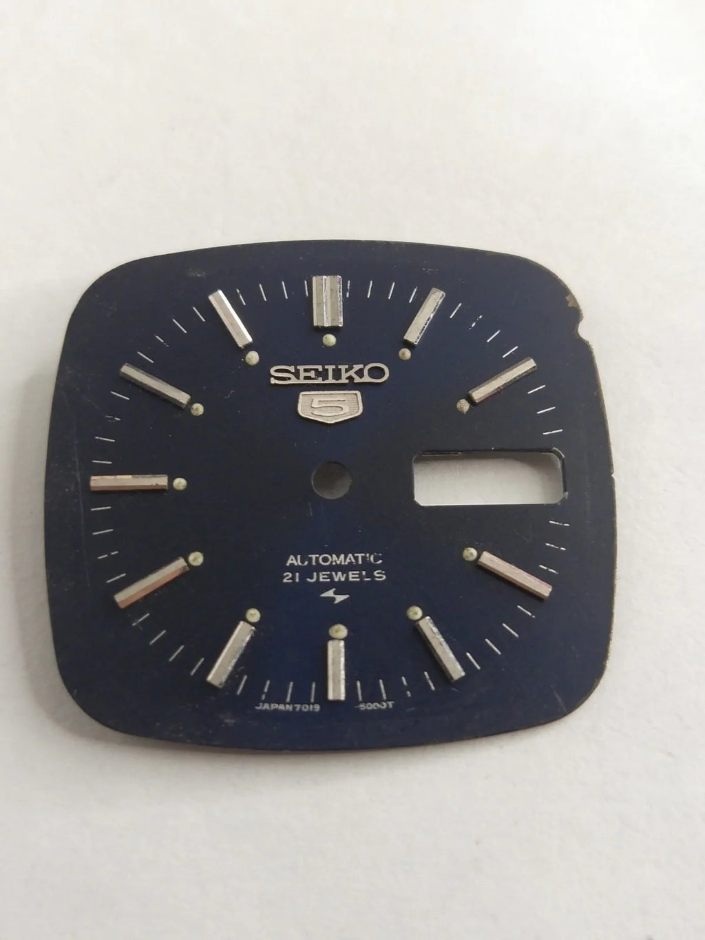 Original Seiko Dial 7019-5000T black color / used