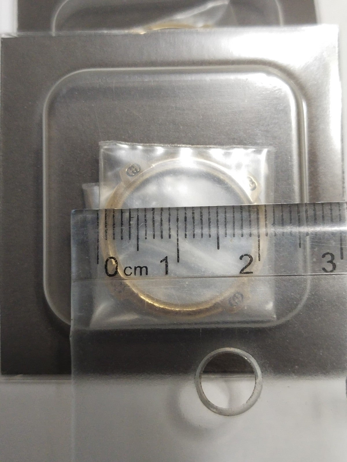 GUCCI Original / Plated Bezel w/Cystal/ Part No. 150.9000.2/ Gold color 