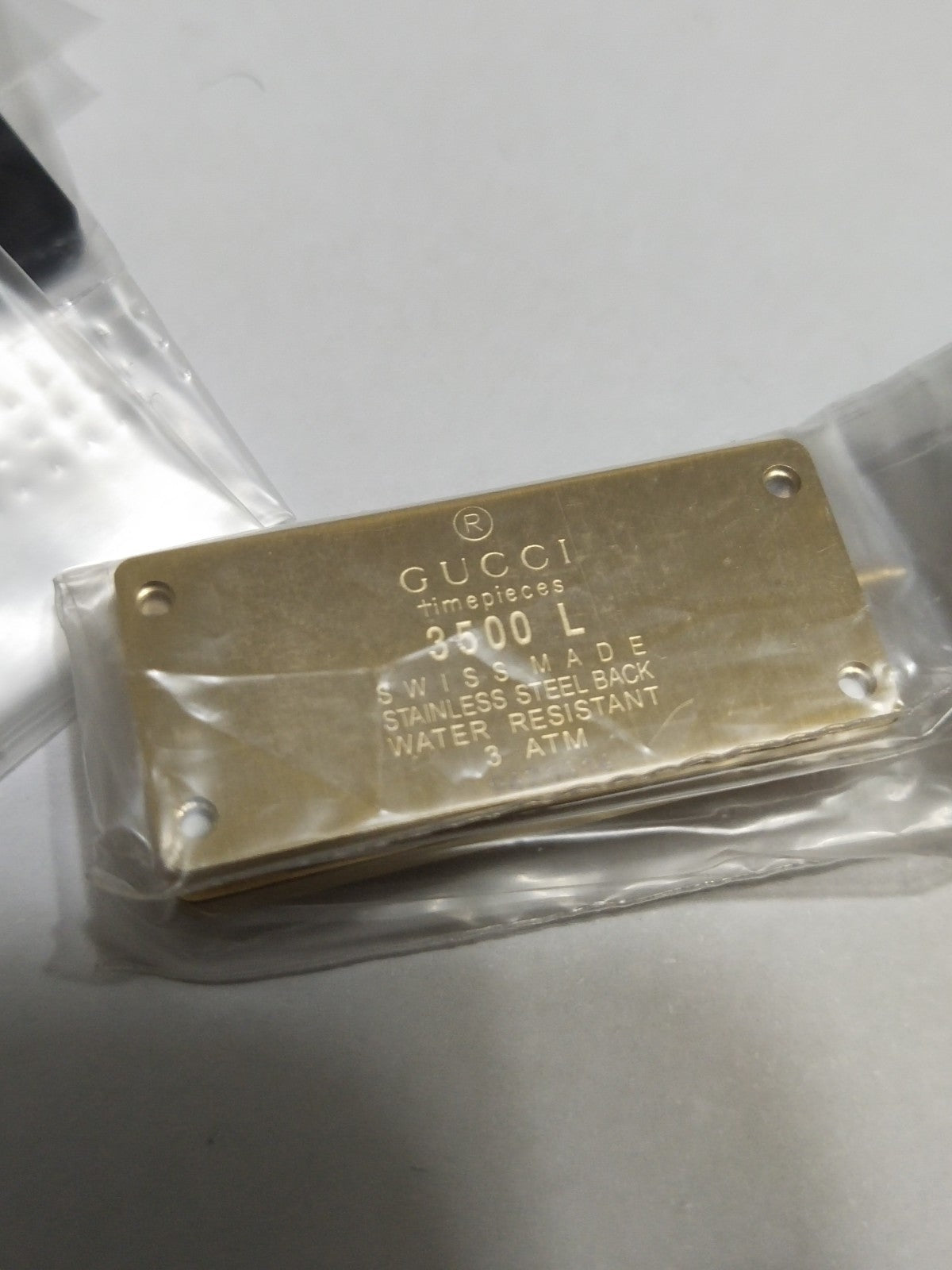 GUCCI Original / Complete Case/ Part No. 099.3500.2/ 3500L Gold color 