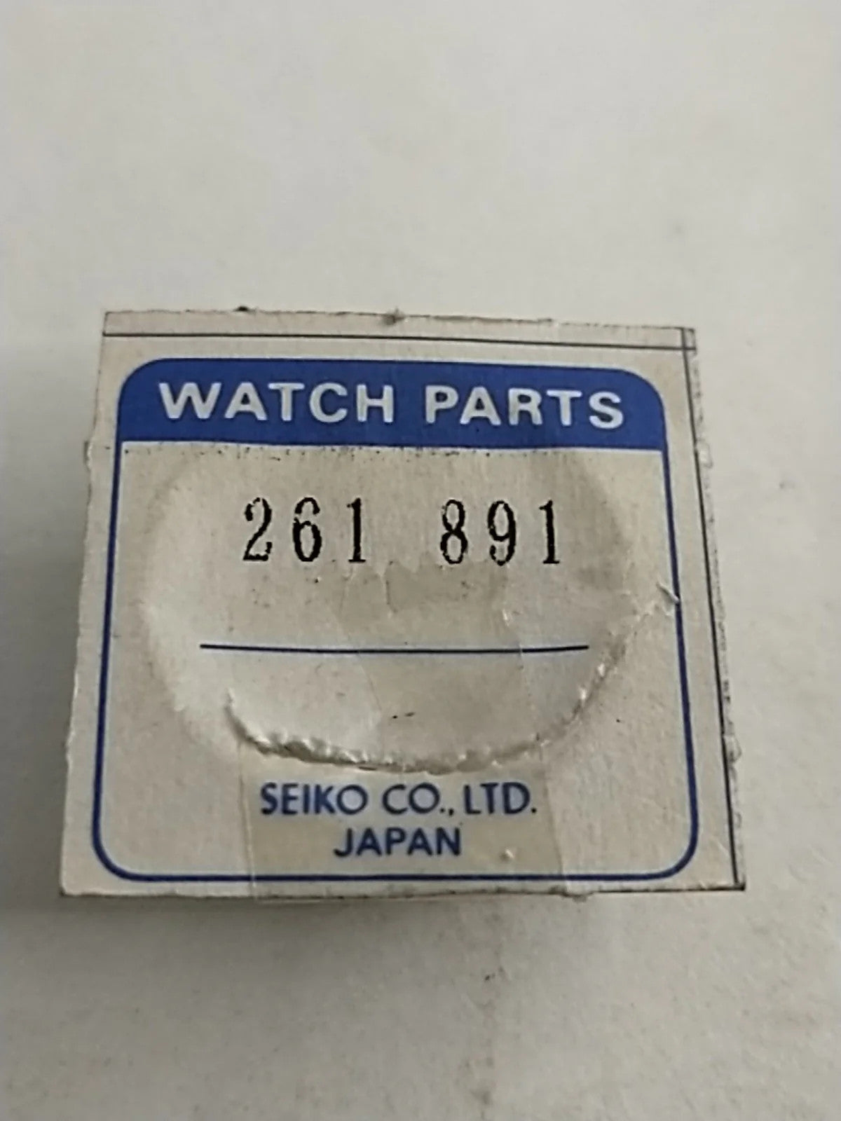 NOS Seiko Parts 261 891