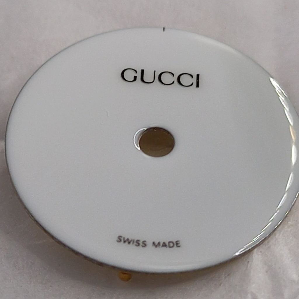 GUCCI Original /  Dail / Part No. 051.A175/ Color  WHITE