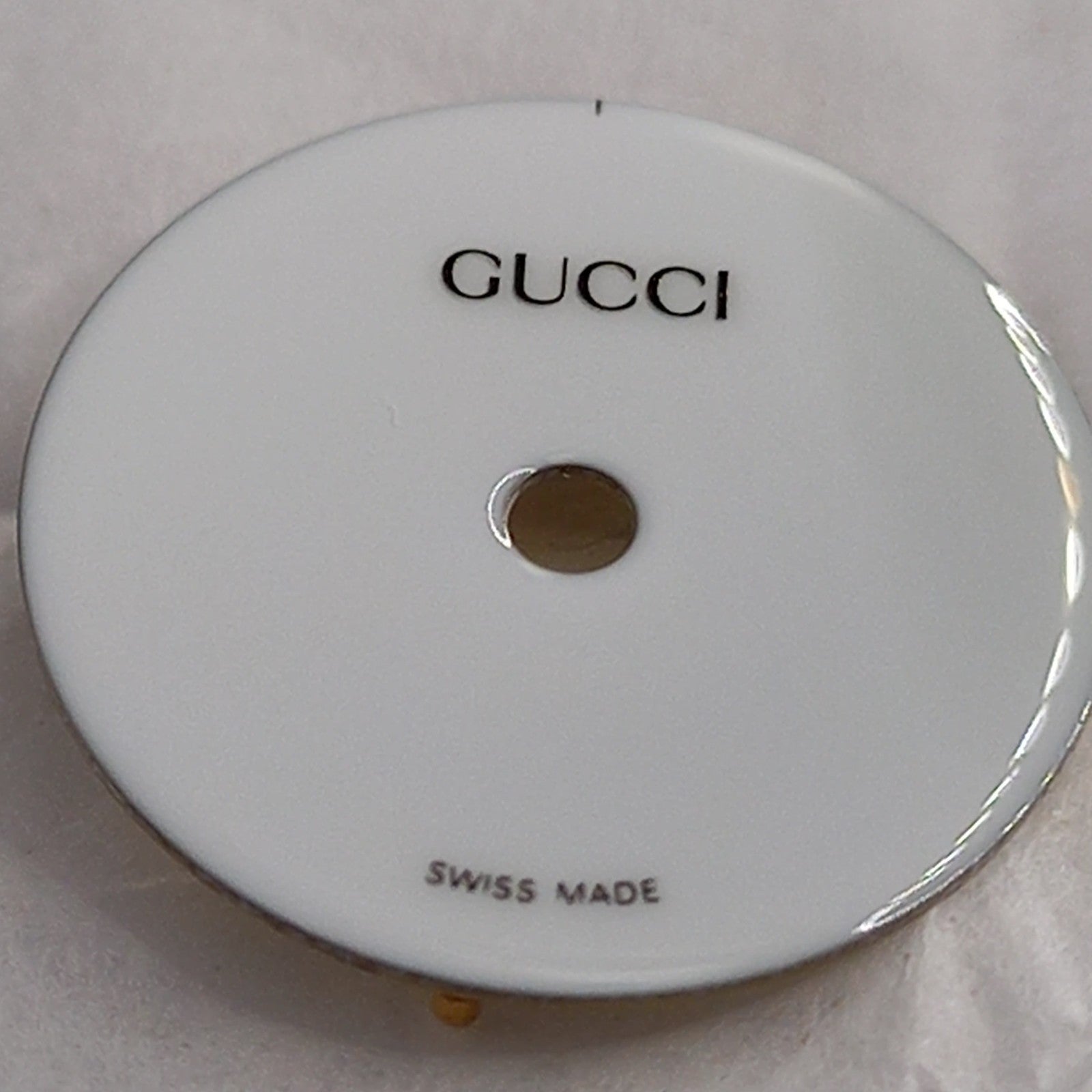 GUCCI Original /  Dail / Part No. 051.A175/ Color  WHITE