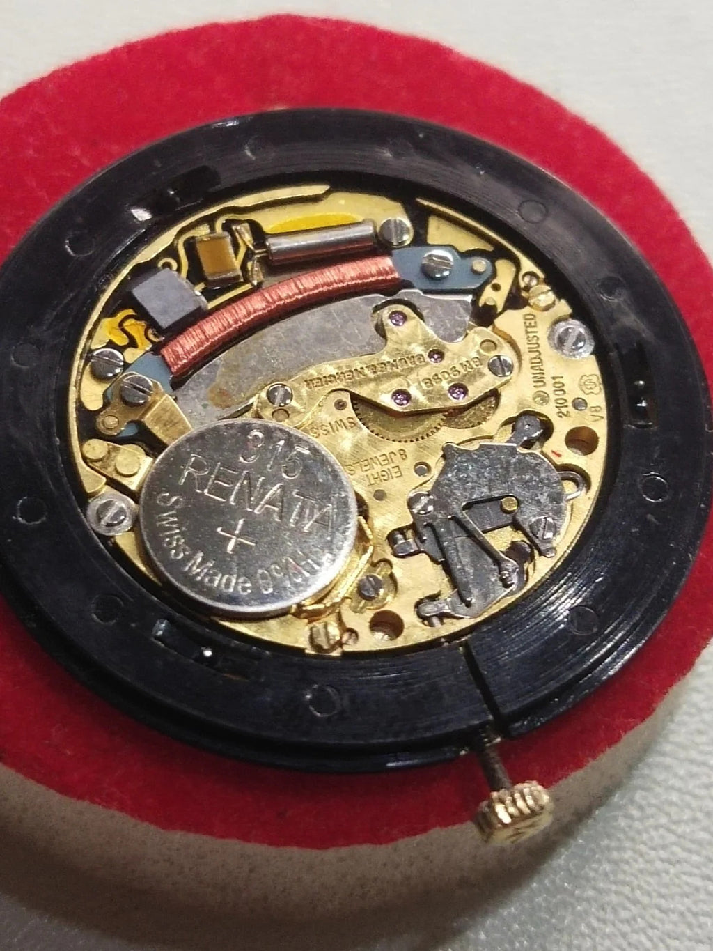 movement/ Dial seashll BAUME MERCIER ETA 210 001/ Corona/ hands Full work /used