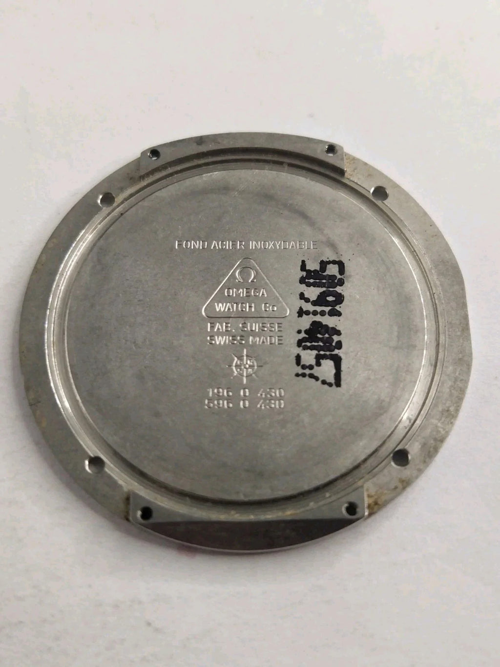 Original back cover Omega Art Collection Limited Edition /196 0 430/596 0 430/us