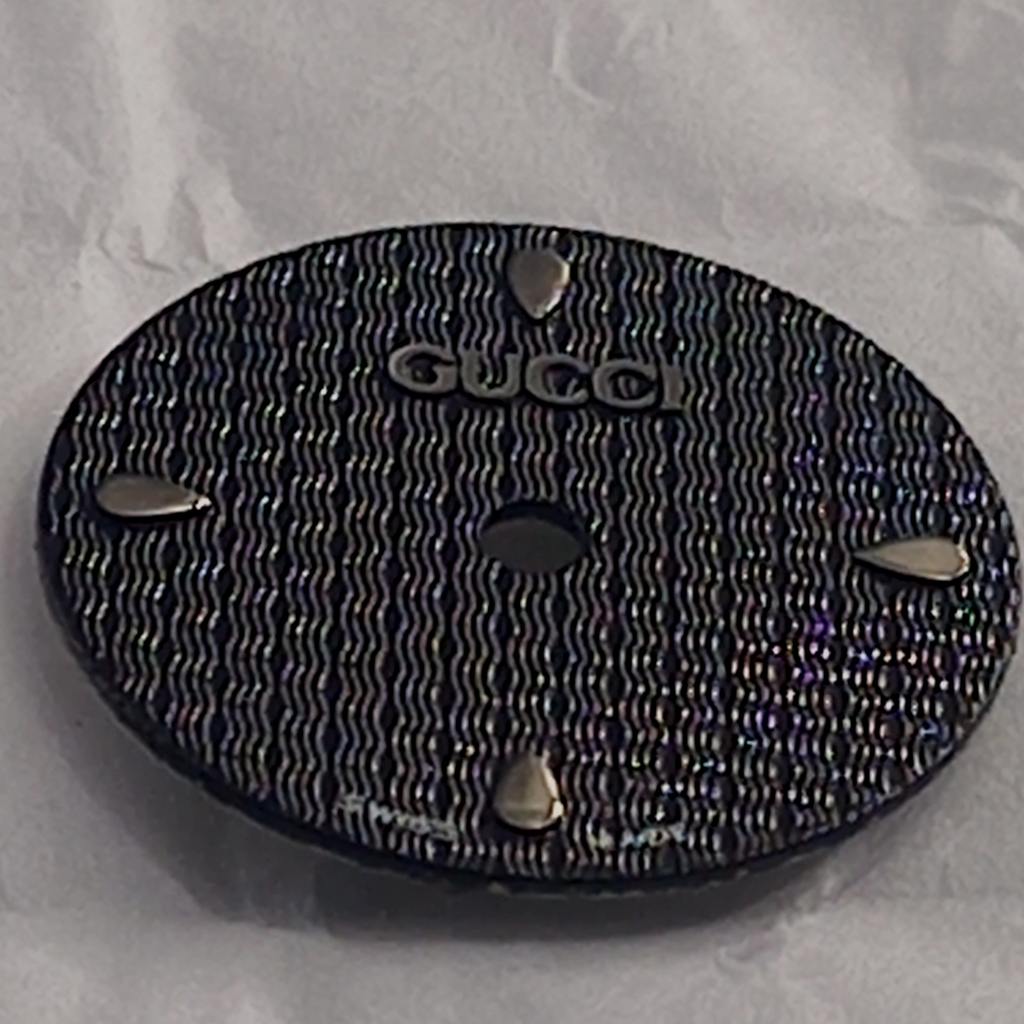 GUCCI Original /  Dail CADRAN NOIR 6500L /ACIER / Part No. 051A259/ Color  BLACK