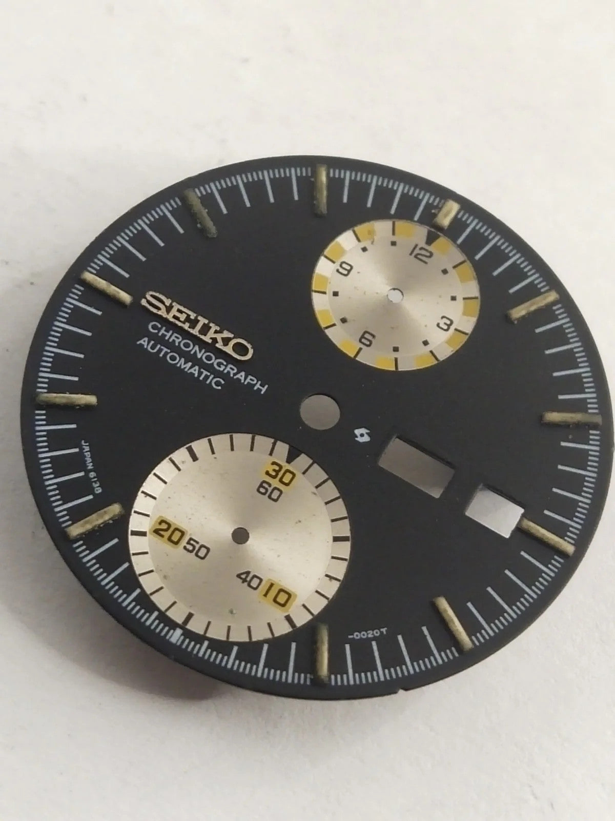 Original Seiko Dial Cal/ 6138 -0020T/With hands /used /