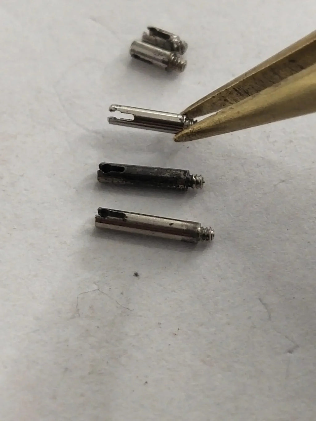 Cartier Split Hand Setting Stem , Crawn Said / For Santos / Used /1ps