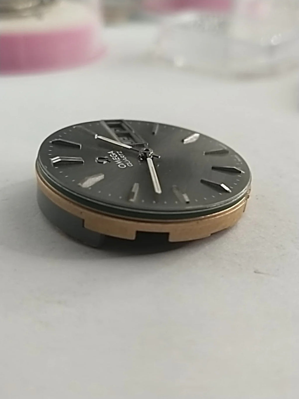 Original Dial / OMEGA DAY DATE/ color GRAY With hands / used /