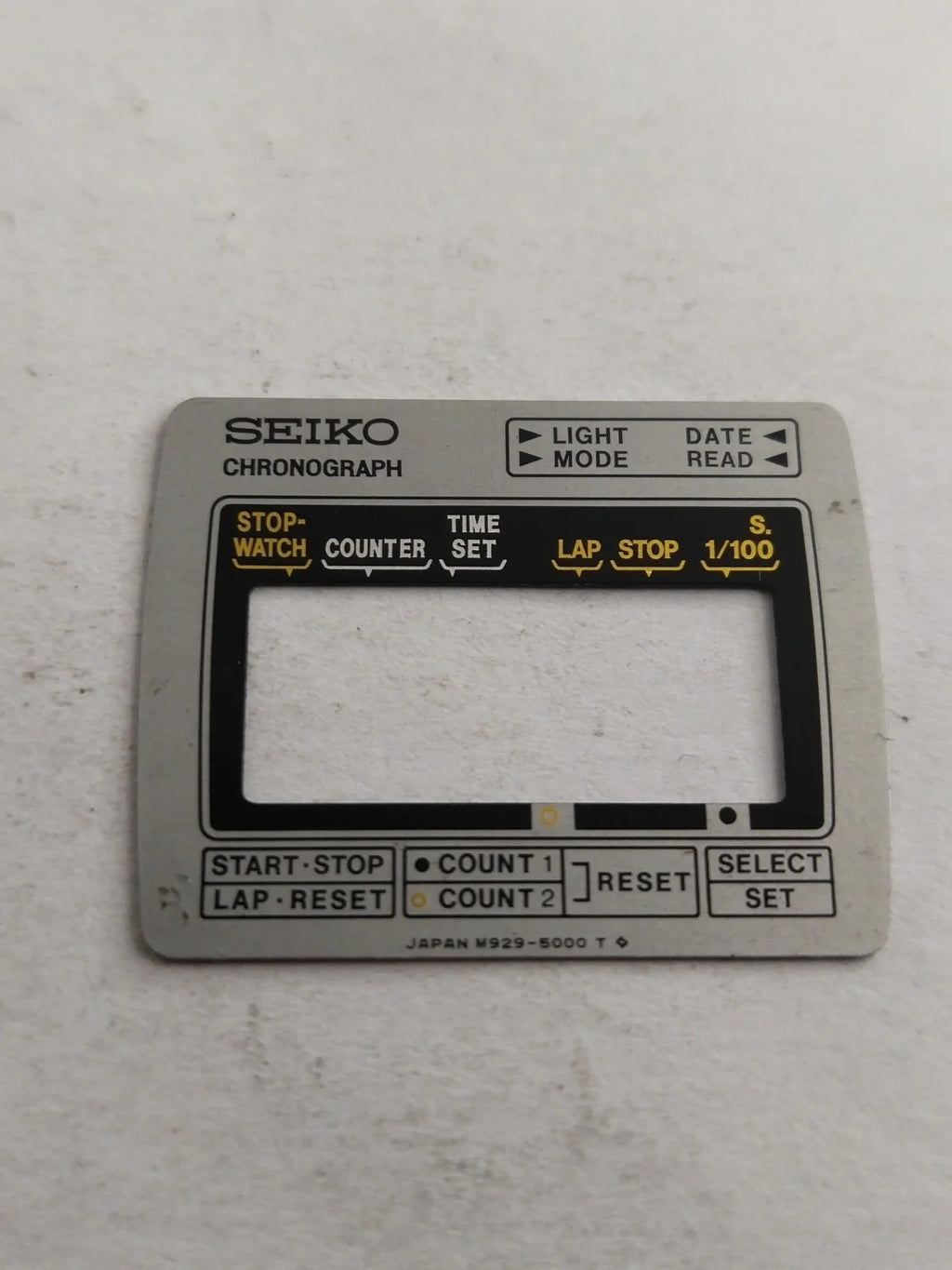 Original Seiko Dial Digital Cal /M929-5000T/ used
