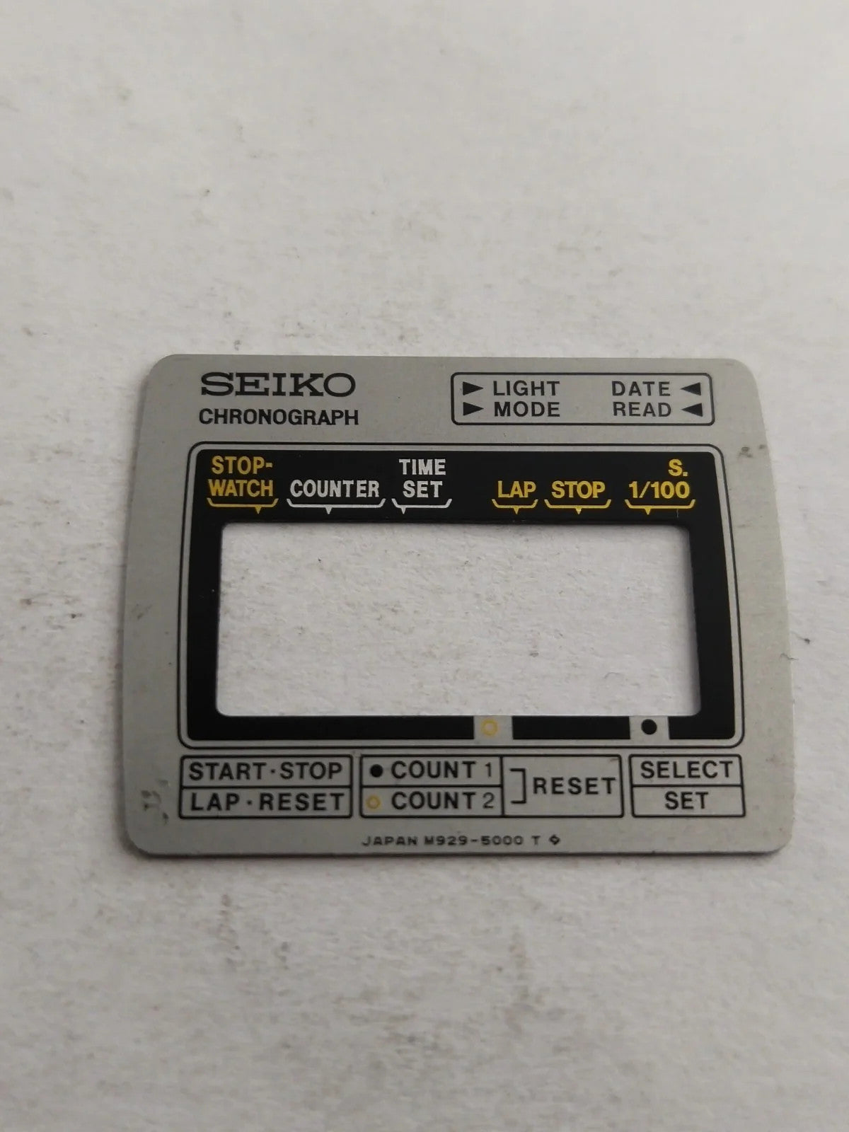 Original Seiko Dial Digital Cal /M929-5000T/ used