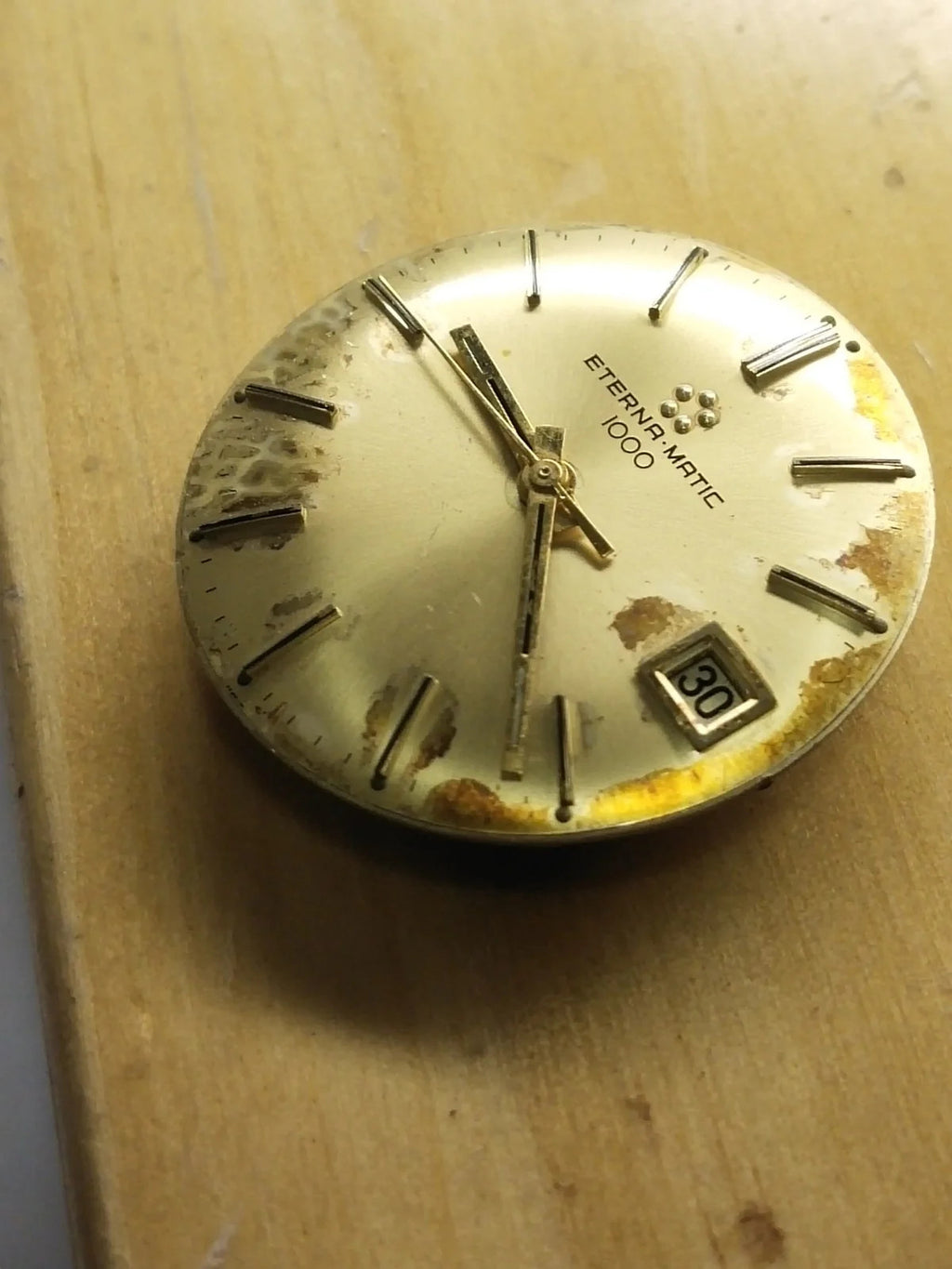 Eternamatic automatic movement with dial and hands fully working , used