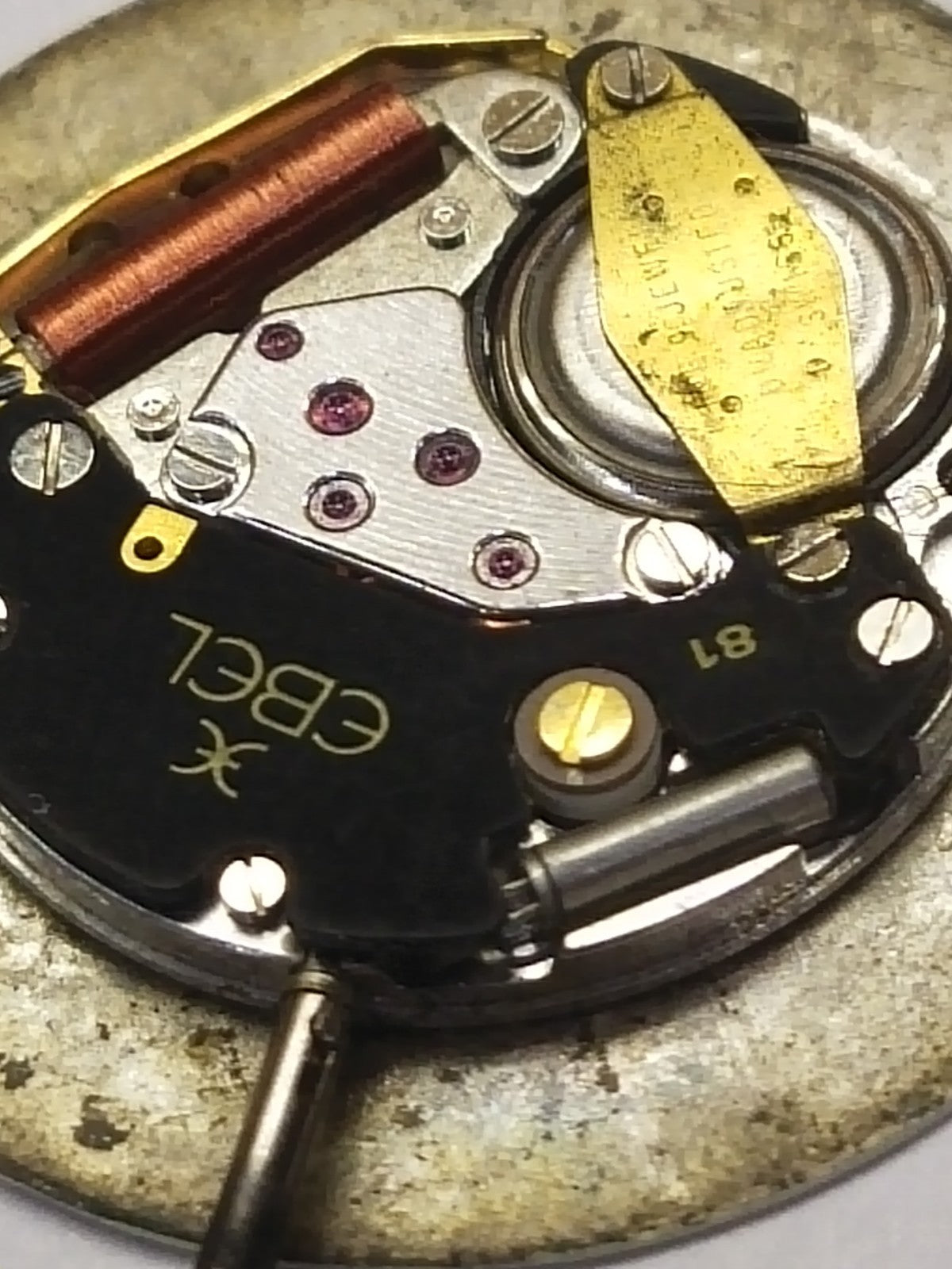 Carter/ EBEL /Movement 81 with dial with hands with  crown ... used / Full work 