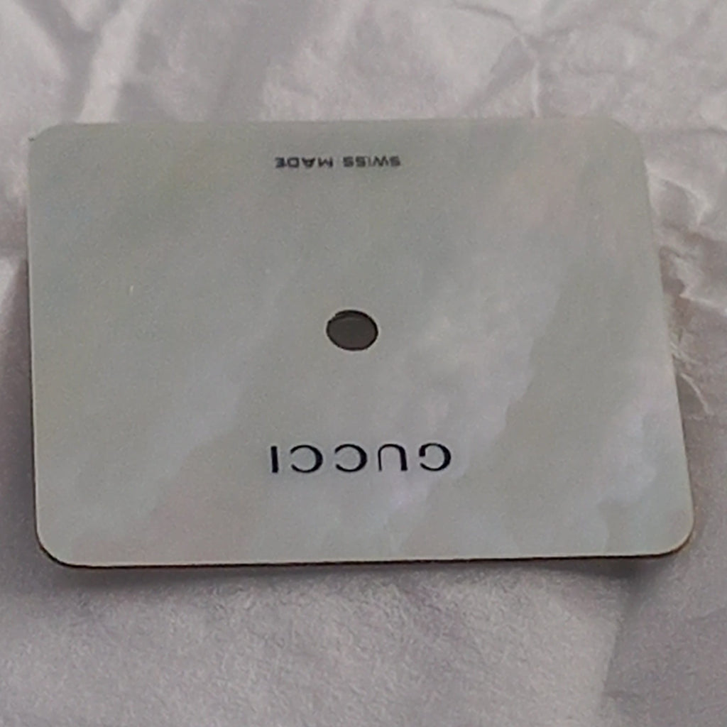 GUCCI Original /  Dail CADRAN BLANC  / Part No. 051.A332.1/   color  MOP