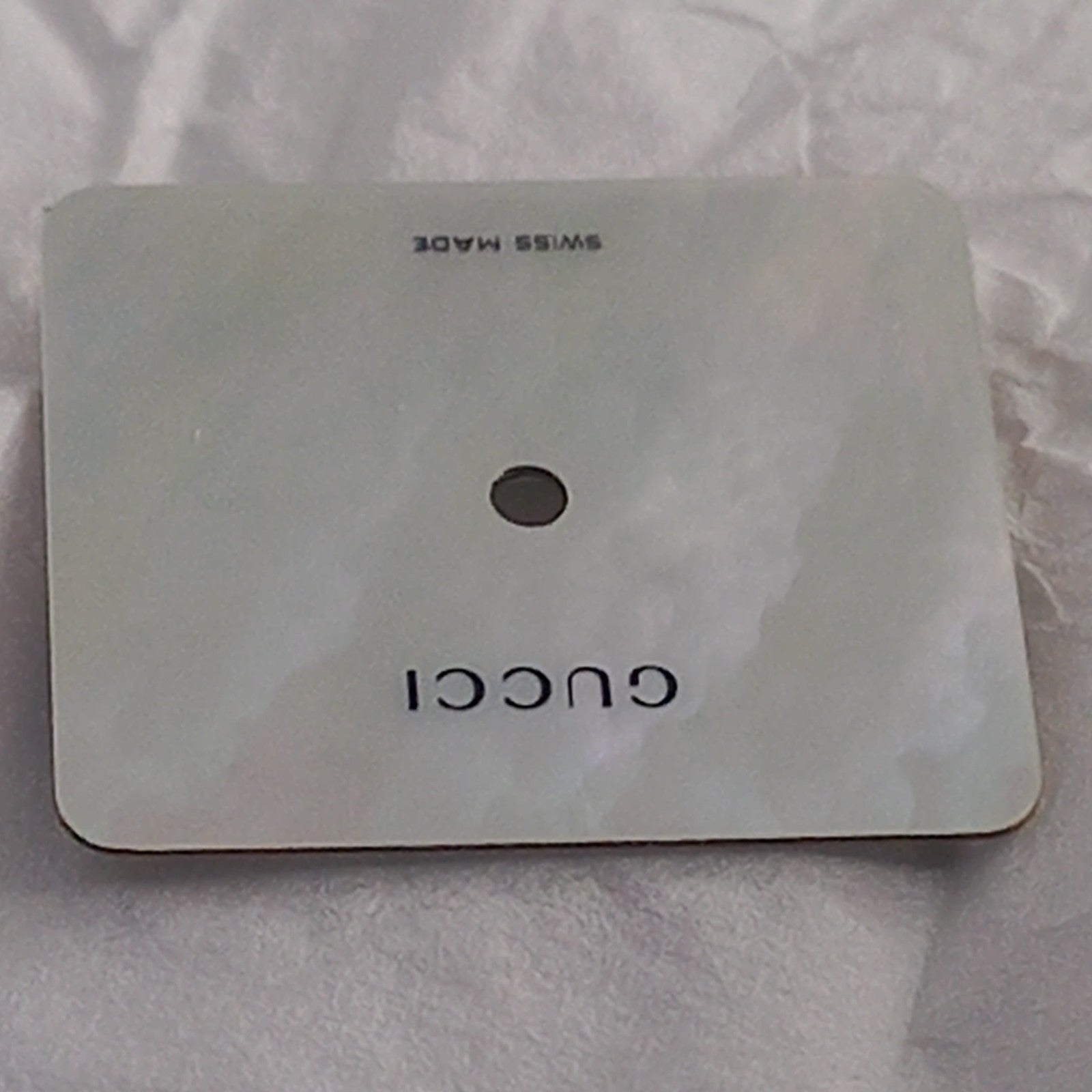 GUCCI Original /  Dail CADRAN BLANC  / Part No. 051.A332.1/   color  MOP