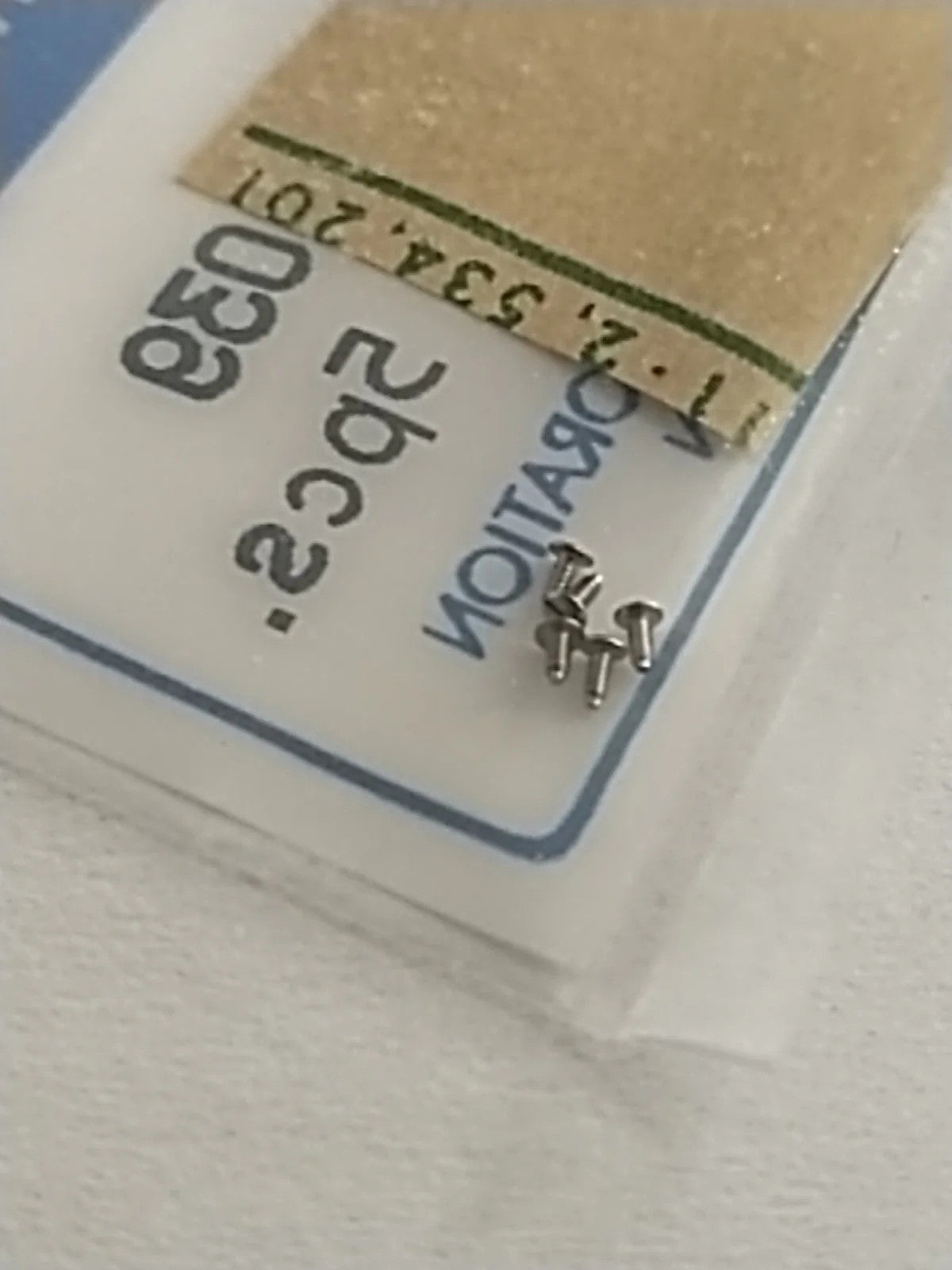 ORIGINAL SEIKO PARTS / Part . 012 039 / 5 screws