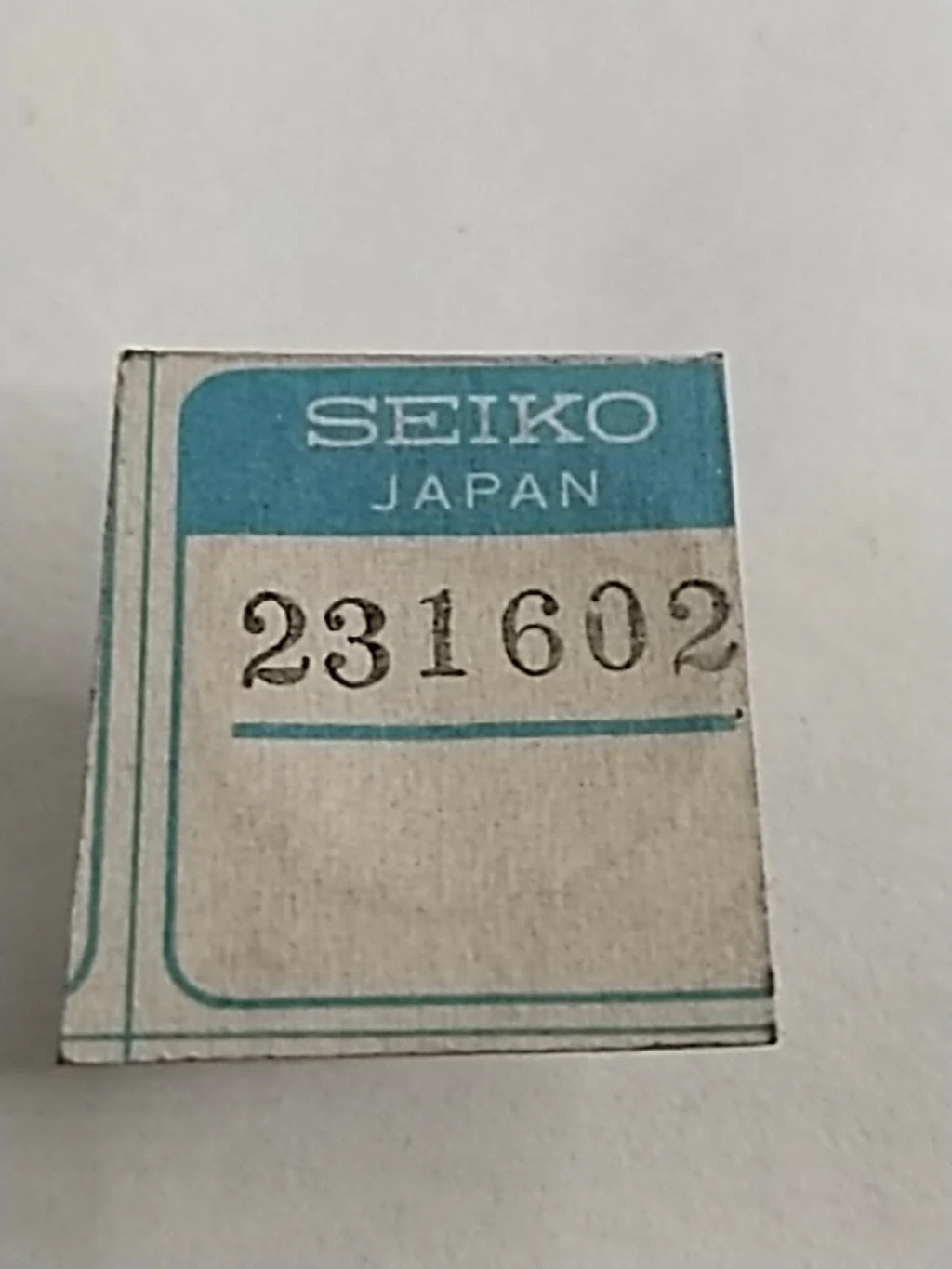 NOS Seiko Parts 231 602