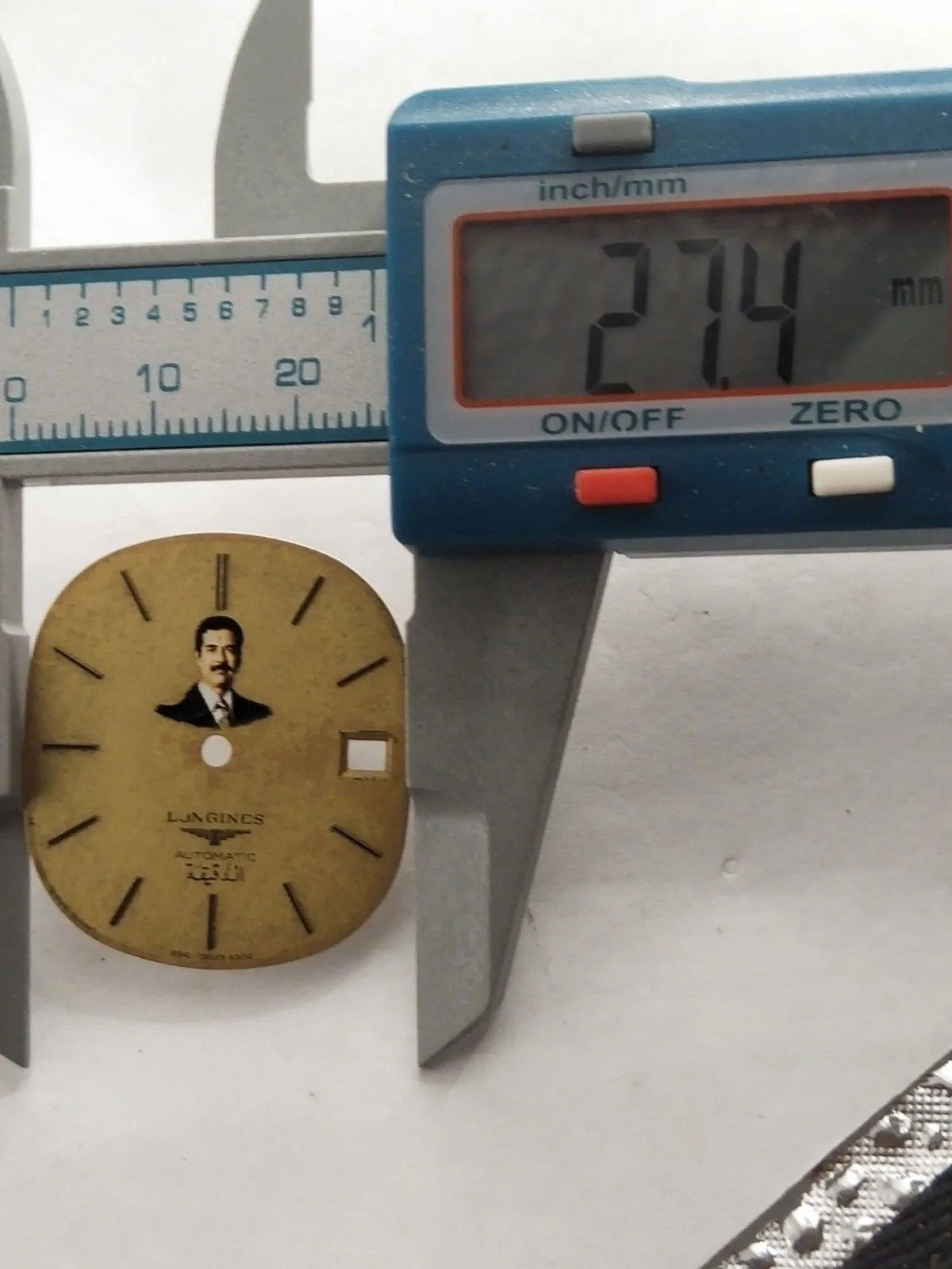 Original Longines dial For former Iraqi President Saddam Hussein 990-6302/used