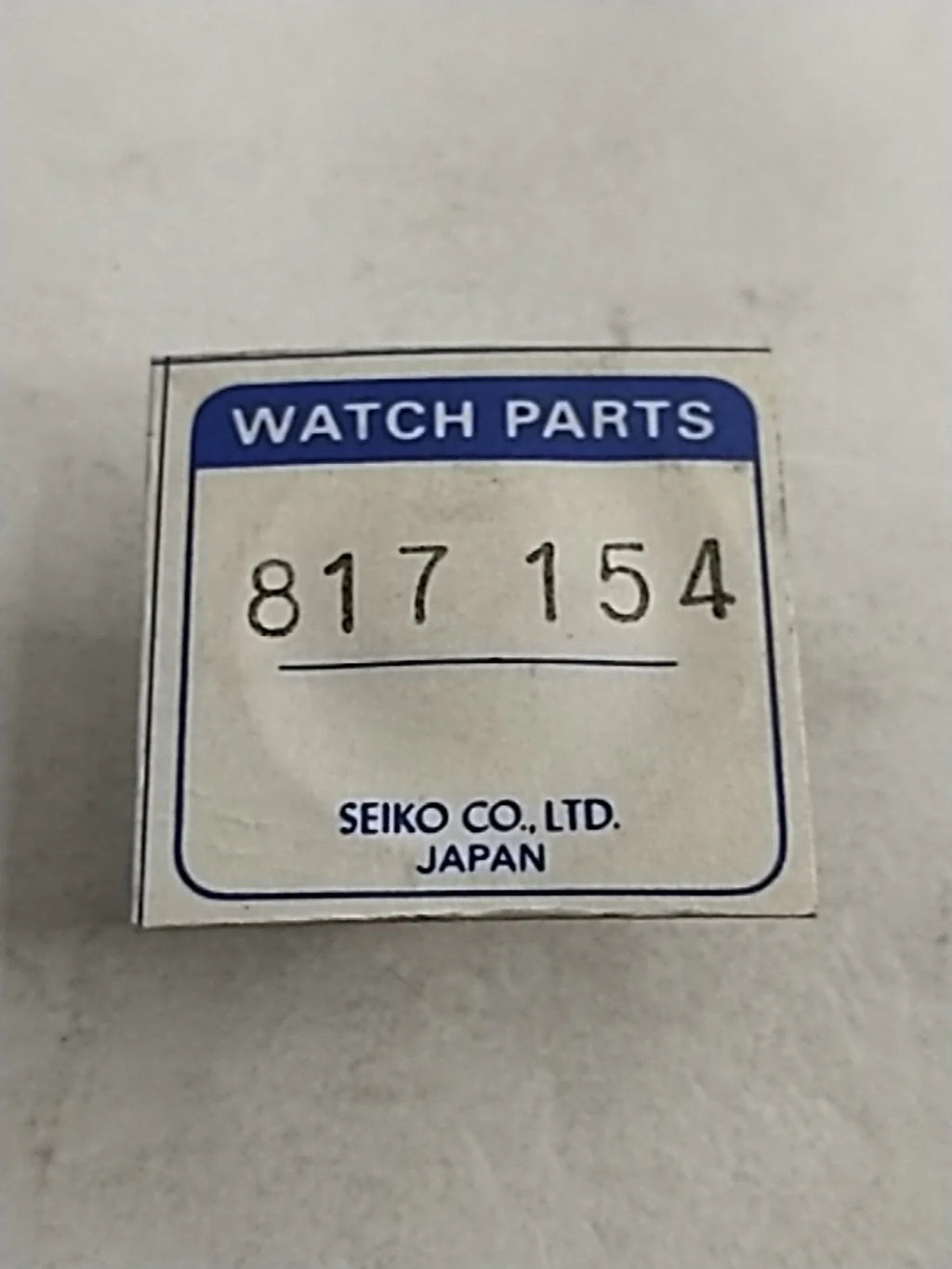 NOS Seiko Parts 817 154