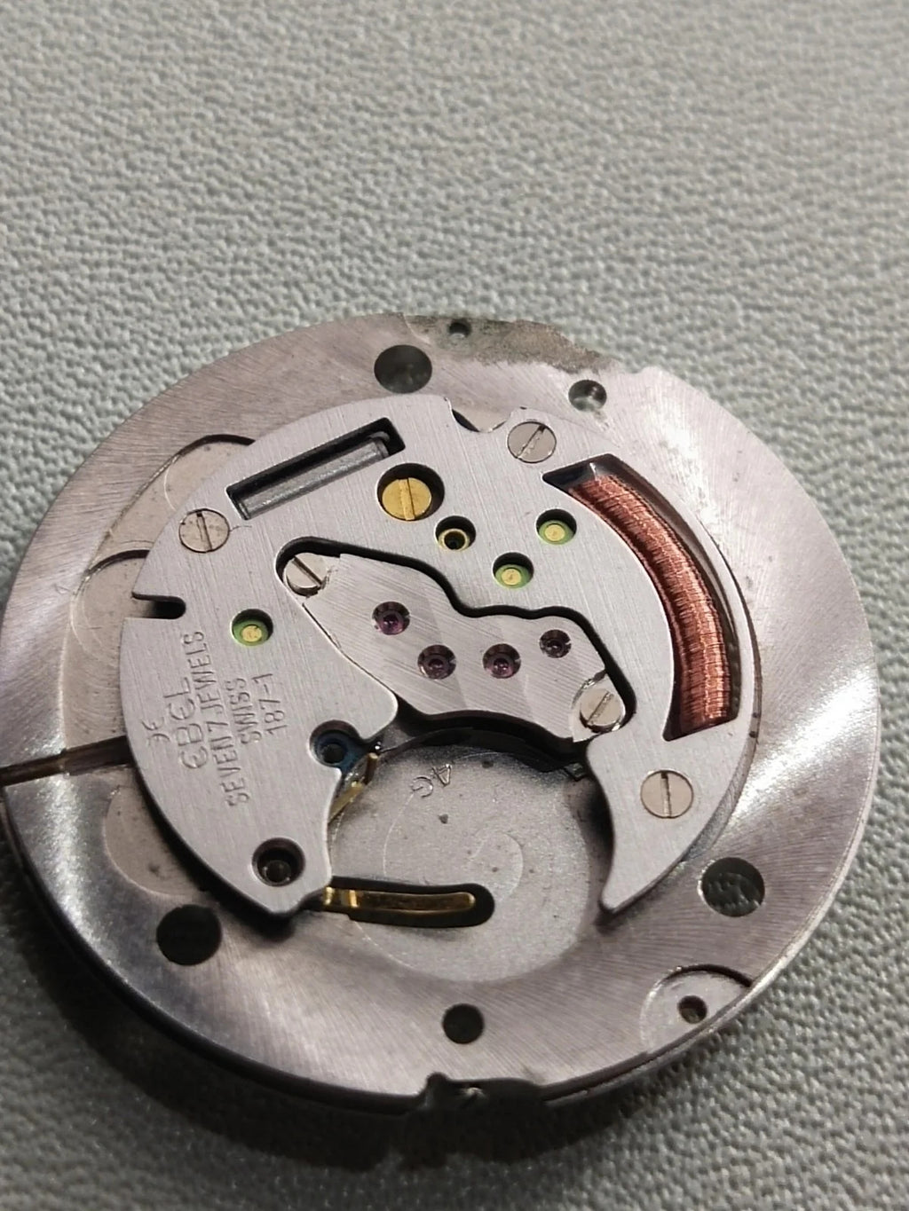 Cartier Ebel 187-1 half movement working/used